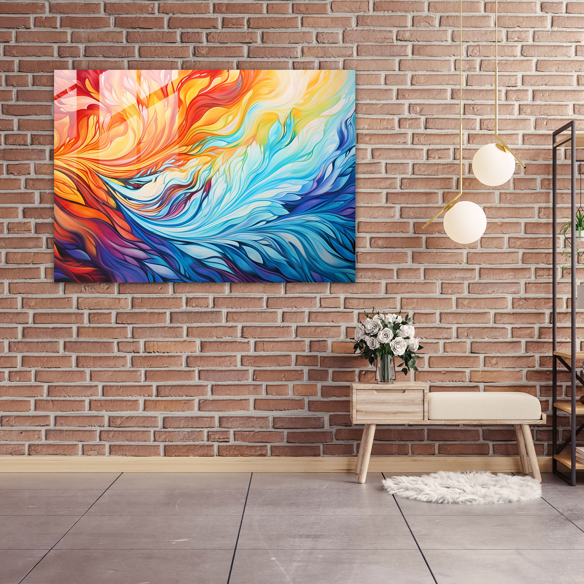 - Hypnosis, Swirling Patterns Of Color, Hypnosis, Wall Decoration