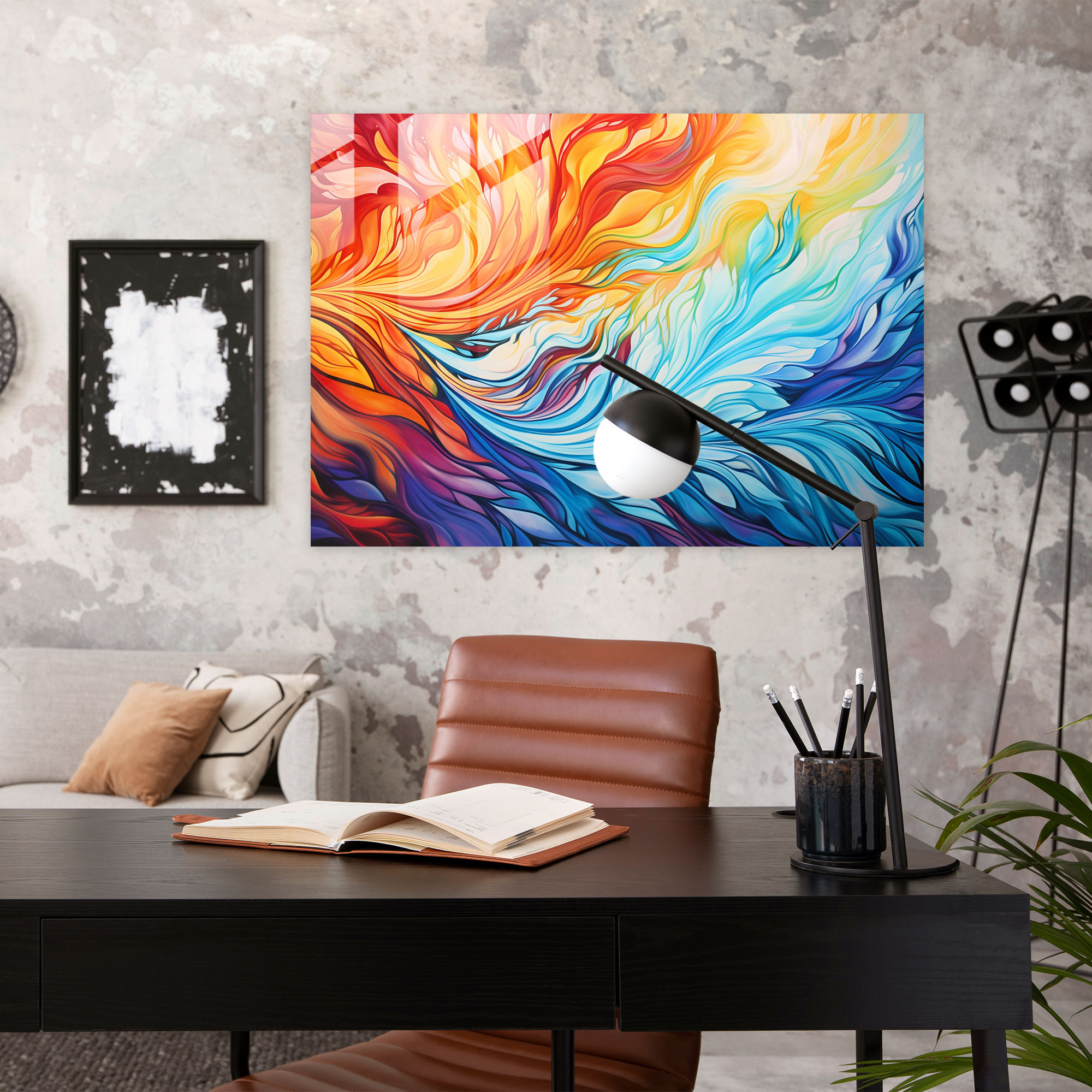 - Hypnosis, Swirling Patterns Of Color, Hypnosis, Wall Decoration