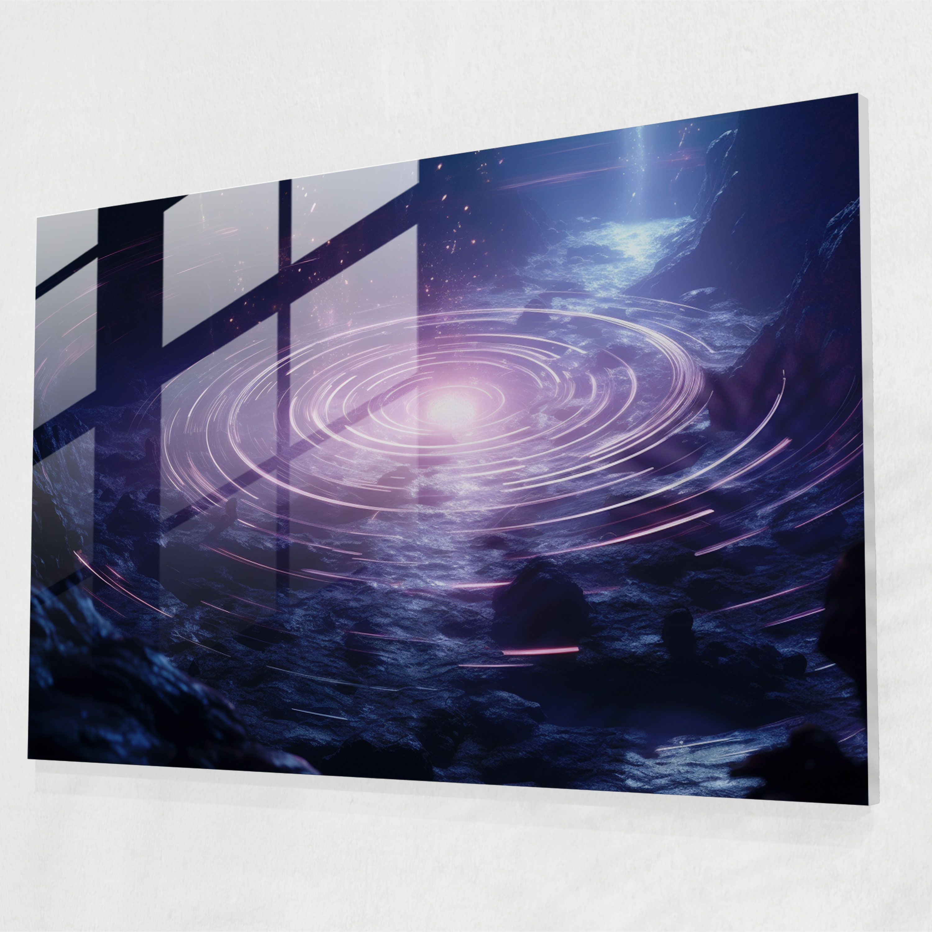 - Hypnosis, Glass Print, Hypnosis, Glass Art