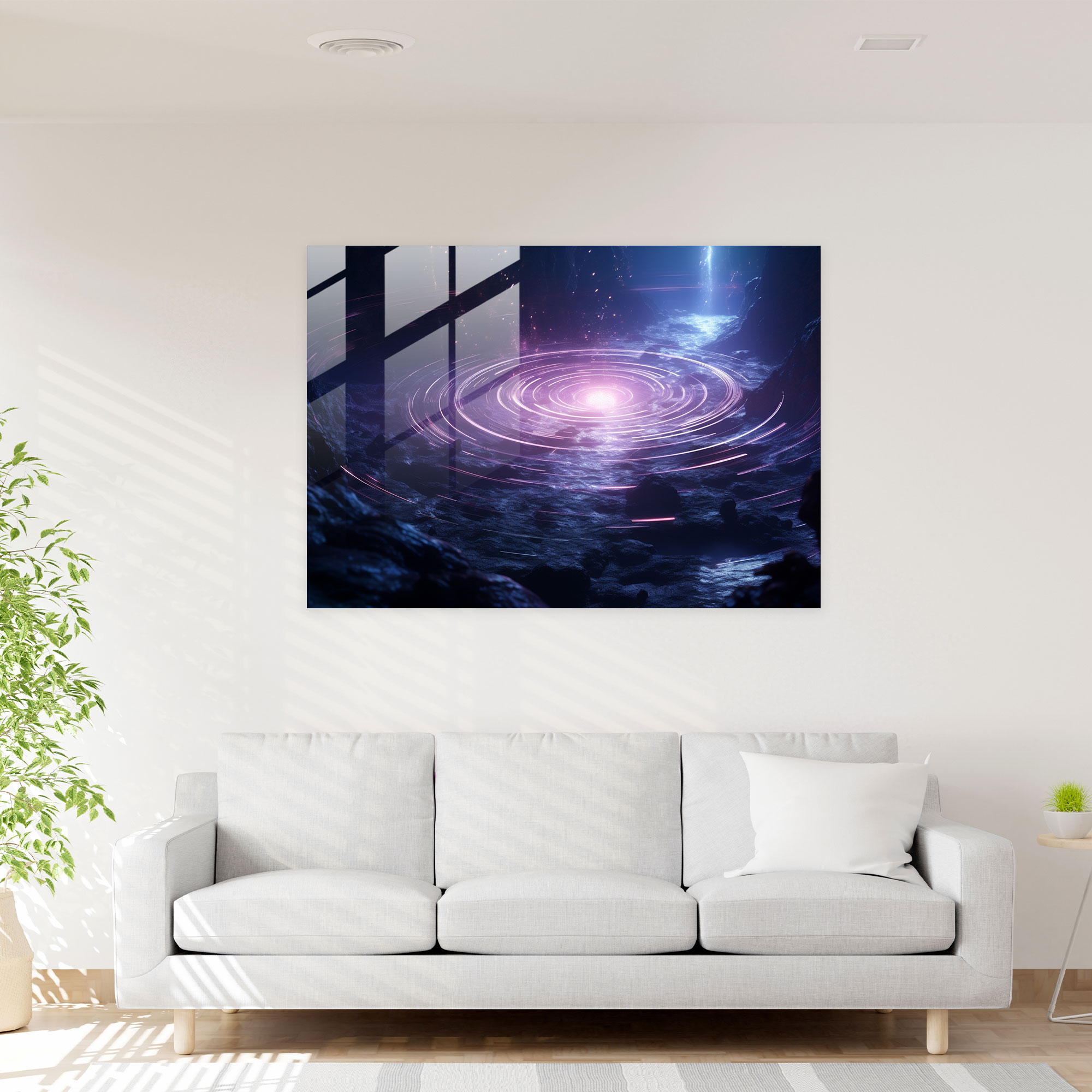 - Hypnosis, Glass Print, Hypnosis, Glass Art