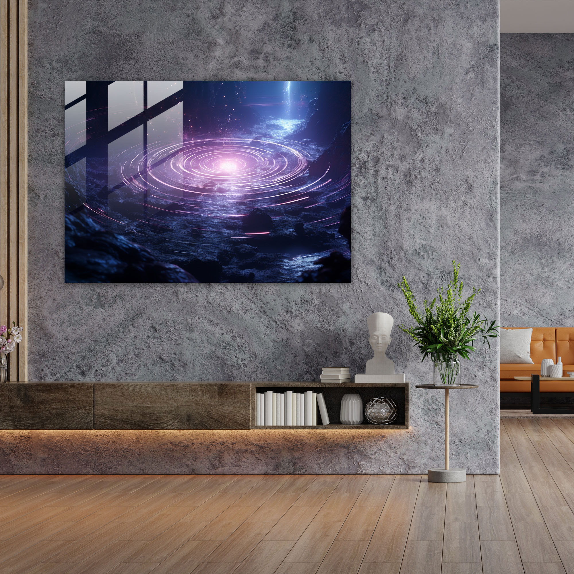 - Hypnosis, Glass Print, Hypnosis, Glass Art