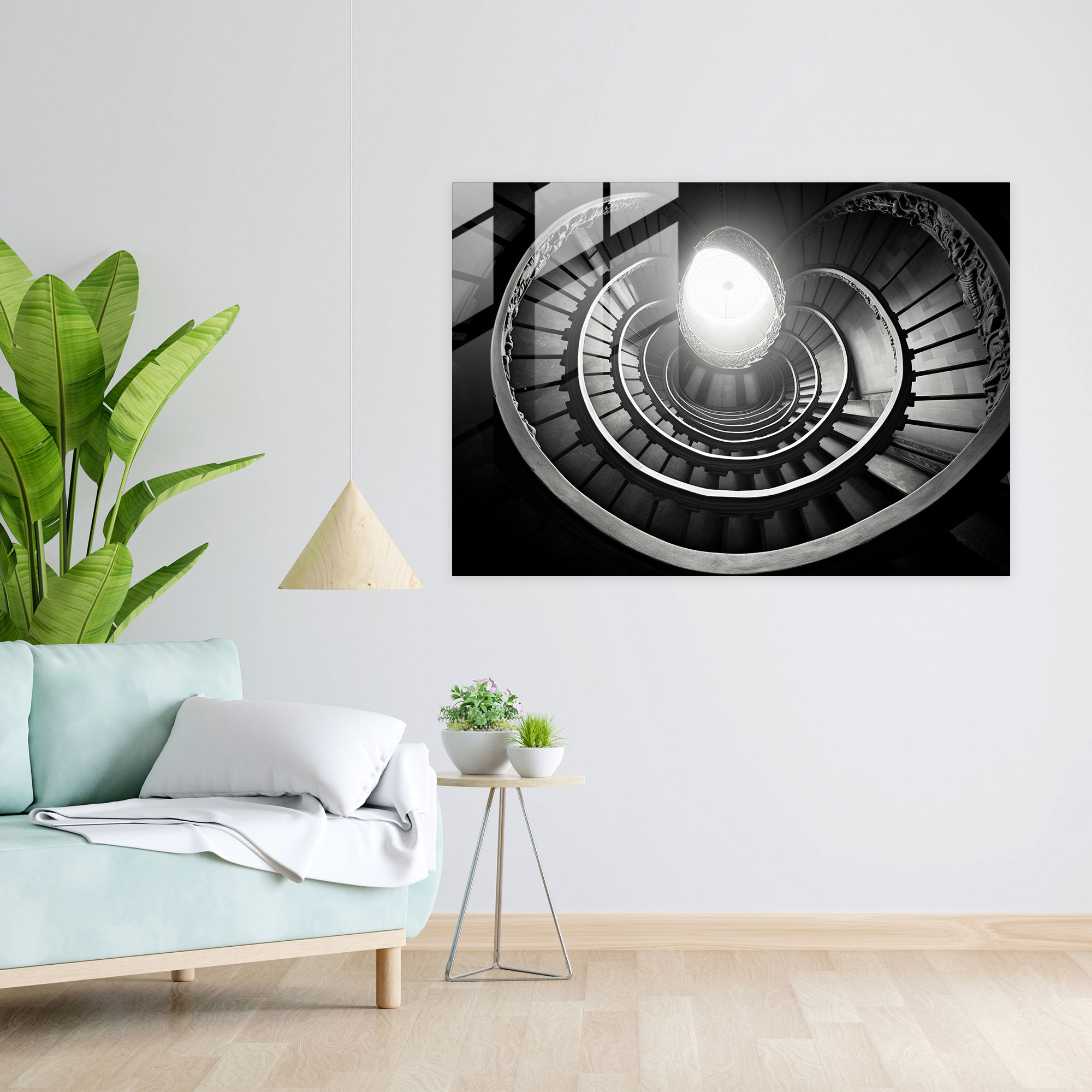 - Hypnosis, Modern Art, Home Decoration, Hypnotic Spiral Staircase