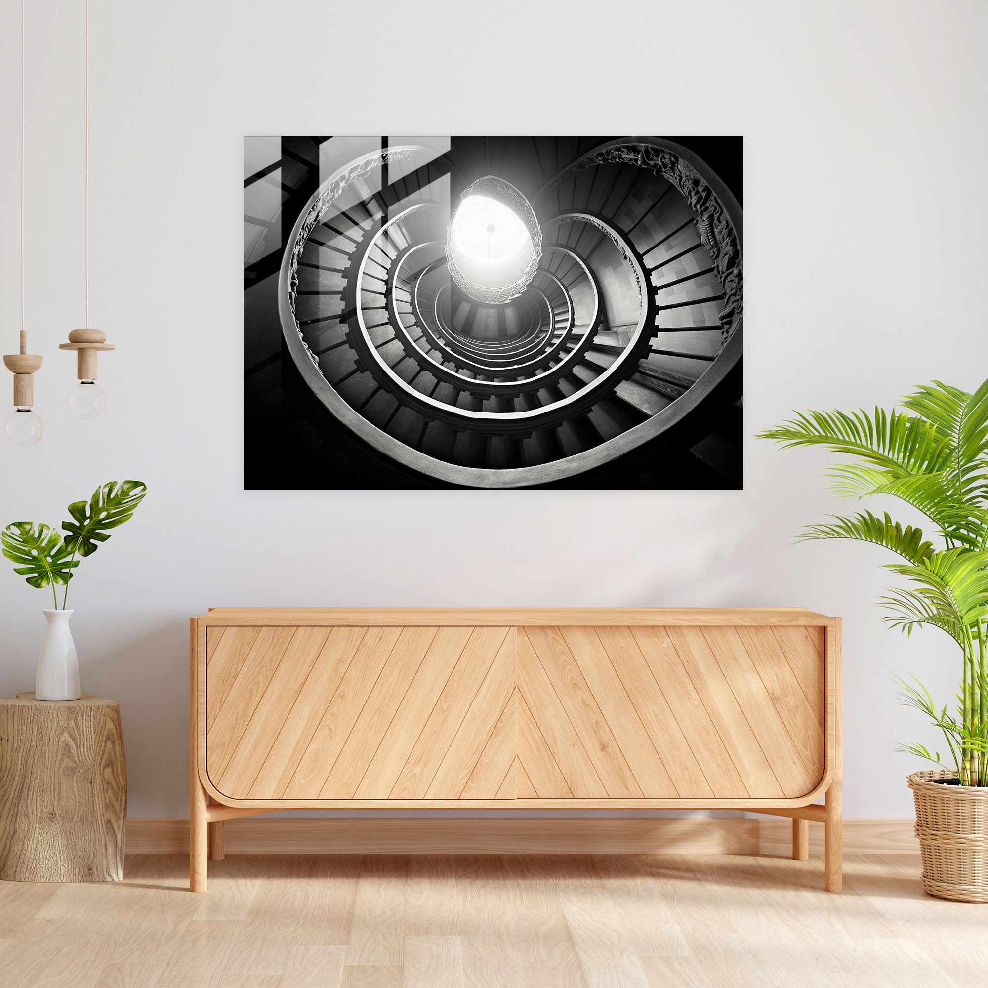 - Hypnosis, Modern Art, Home Decoration, Hypnotic Spiral Staircase