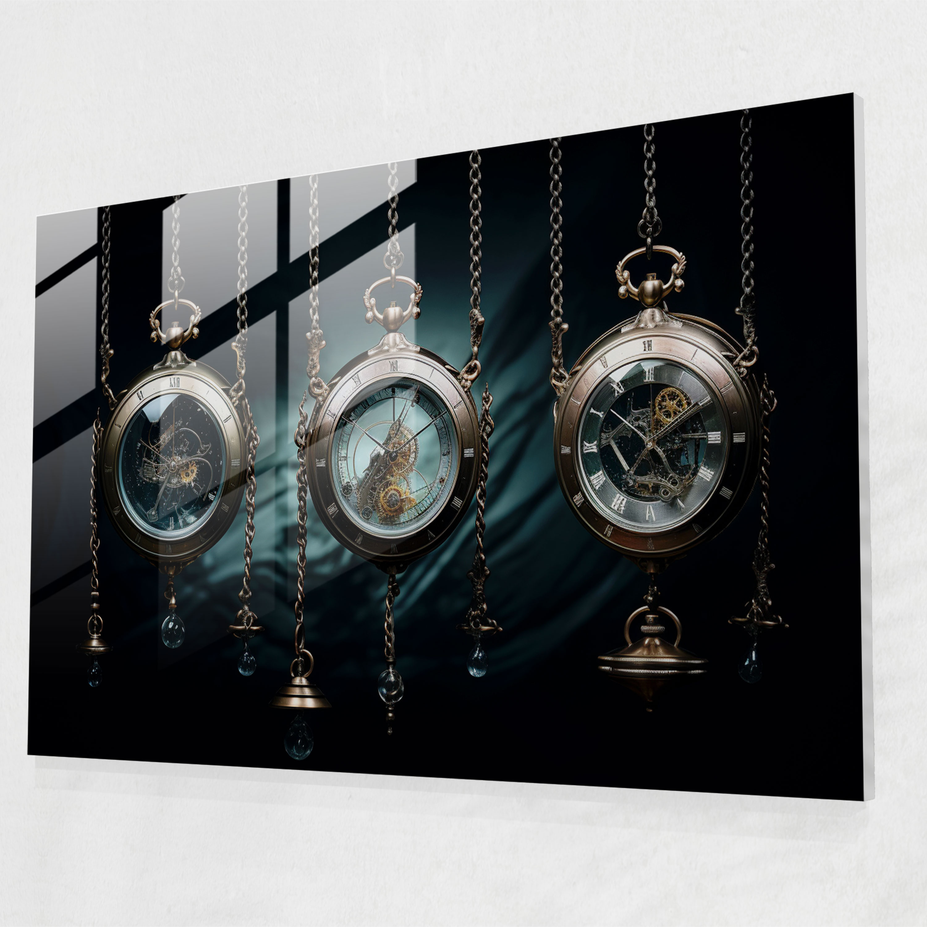 Hypnosis Glass Wall Art - Hypnosis, Surreal, Glass Art, Dream-Like