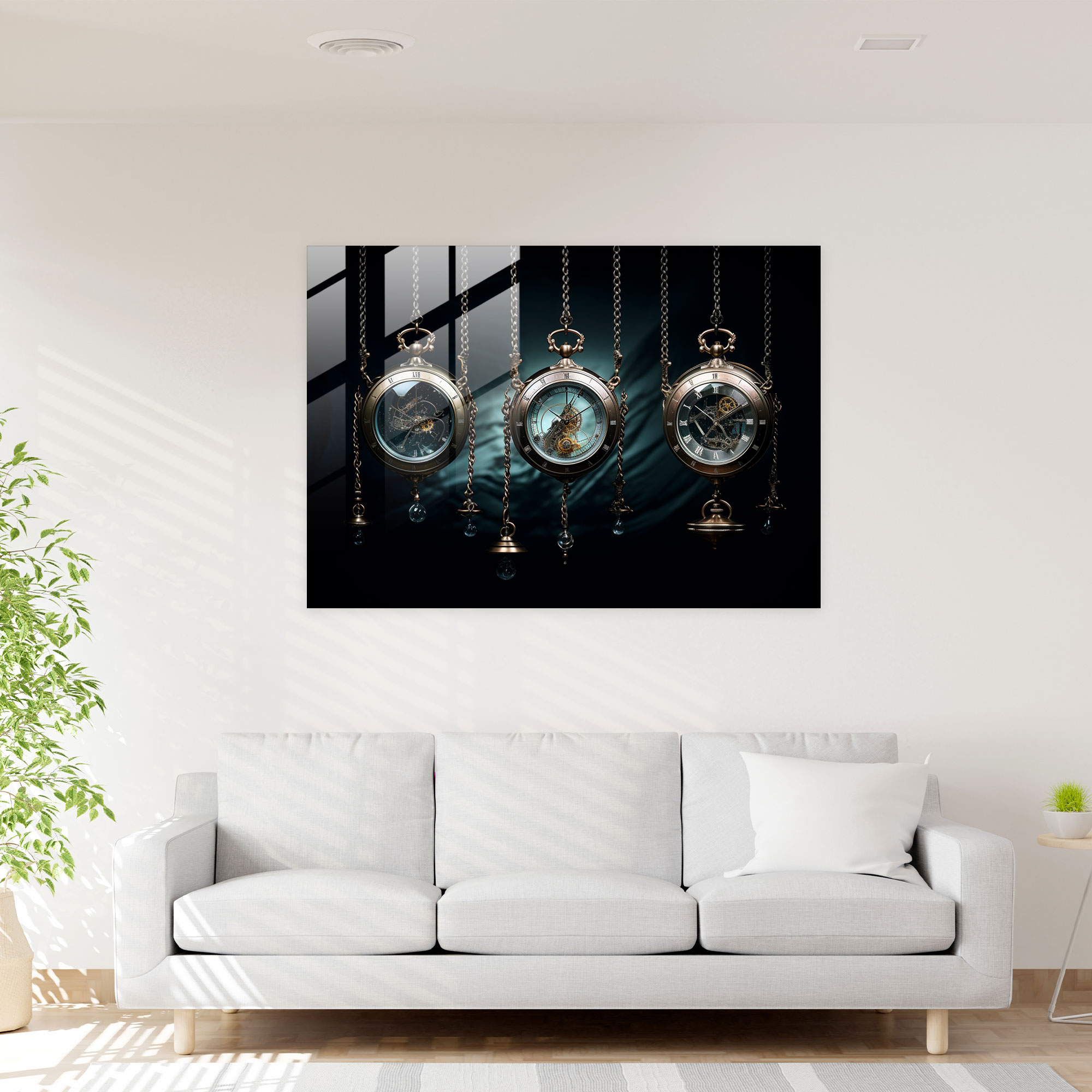 Hypnosis Glass Wall Art - Hypnosis, Surreal, Glass Art, Dream-Like