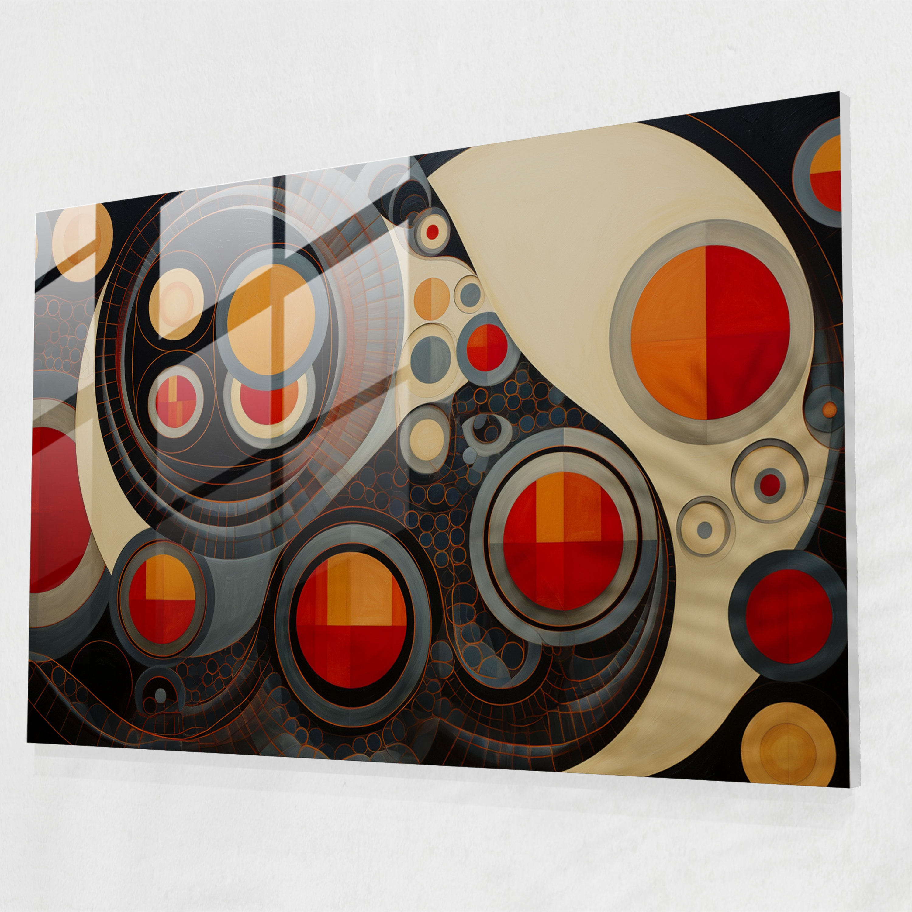 Hypnosis Glass Print - Harmonic Fusion - Hypnosis, Home Decoration, Glass Art, Stimulate The Mind