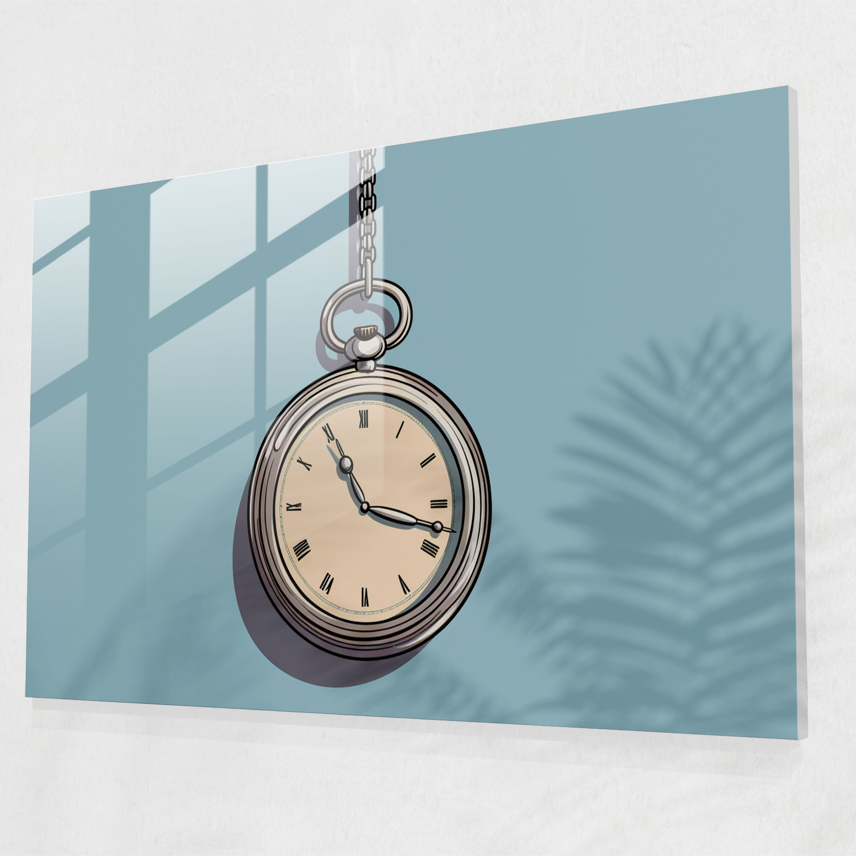 Hypnosis Home Decoration - Hypnosis, Glass Wall Art, Hypnosis, Minimalist Illustration