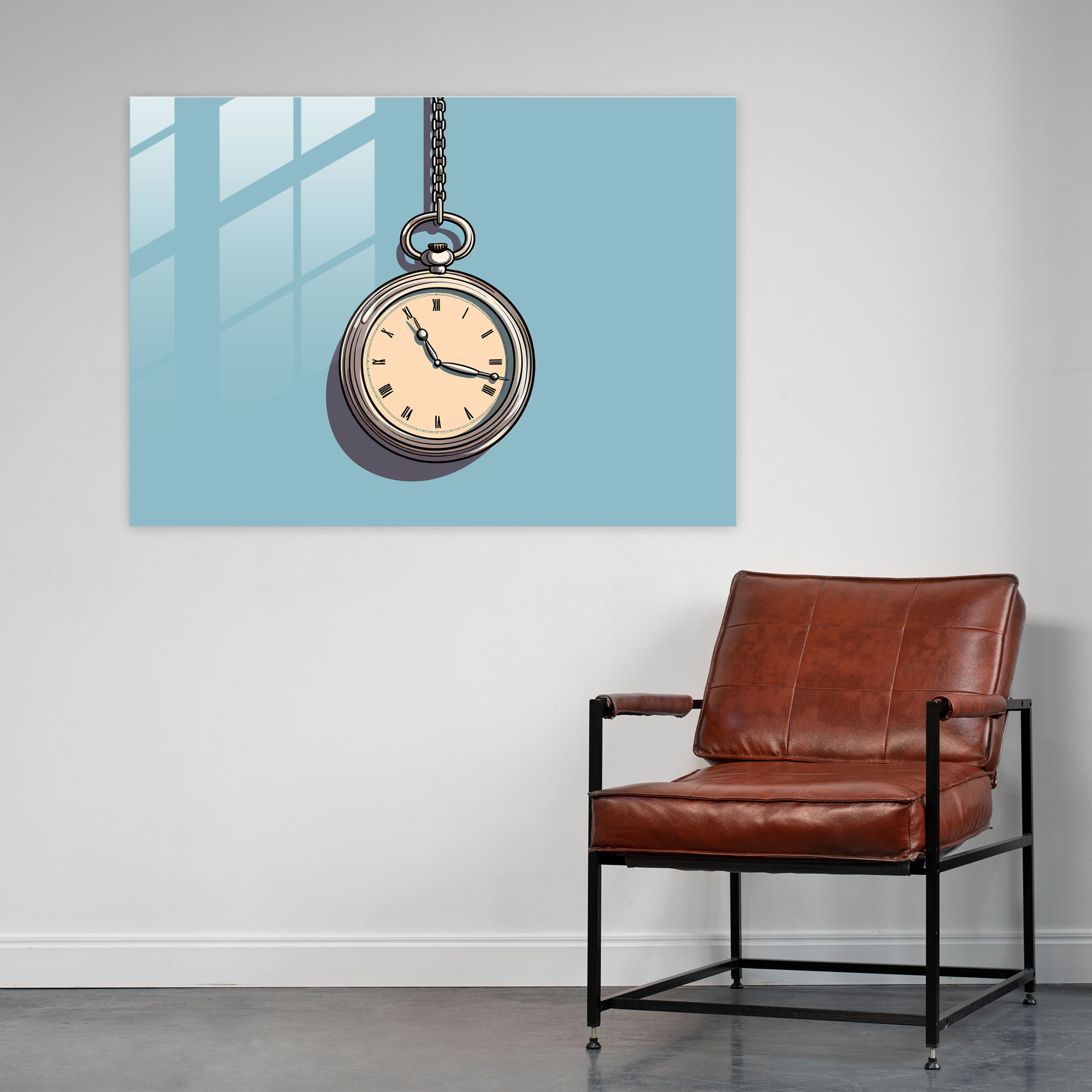 Hypnosis Home Decoration - Hypnosis, Glass Wall Art, Hypnosis, Minimalist Illustration