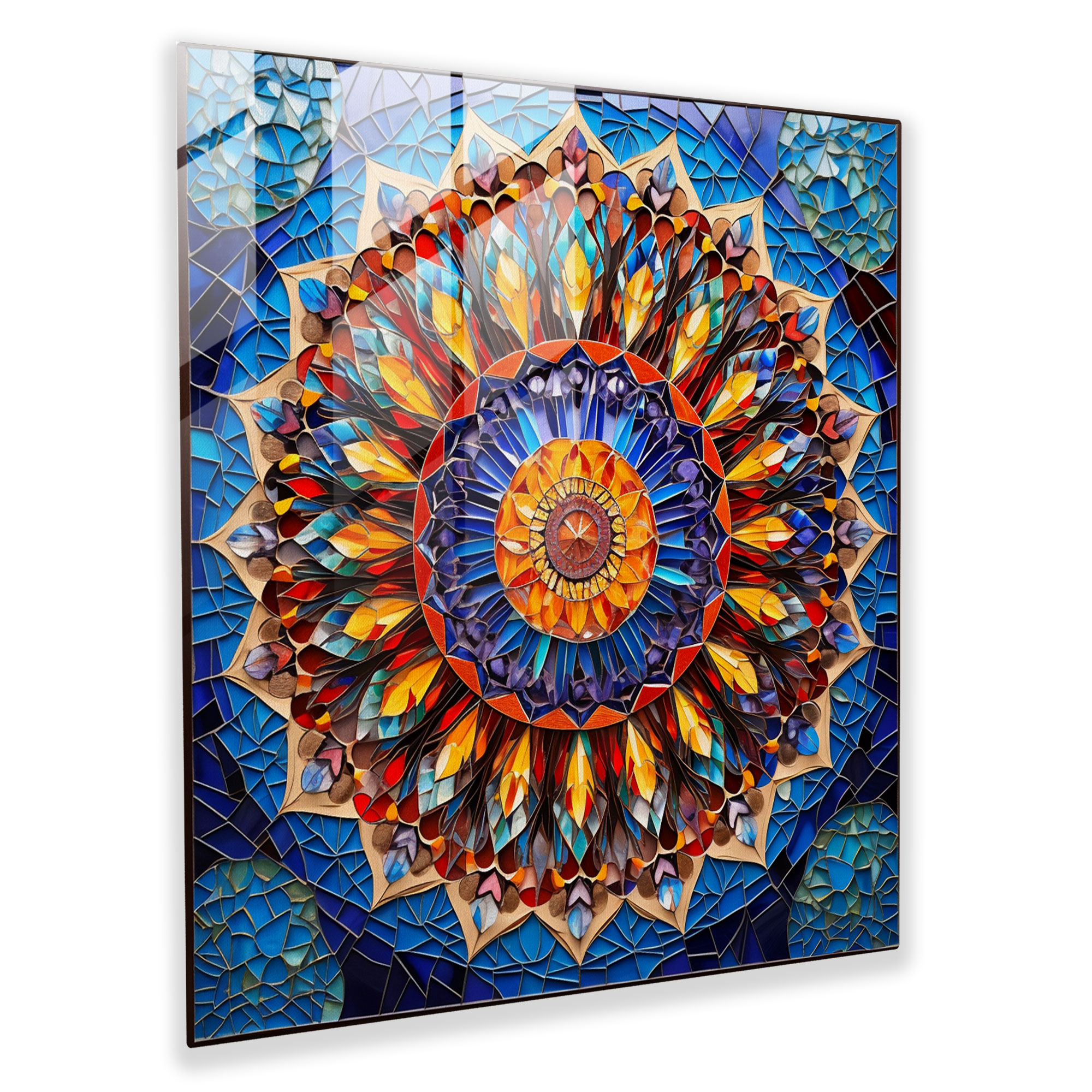 Holy Quran Mosaic Glass Print - Holy Quran, Holy Quran, Glass Print, Home Decoration