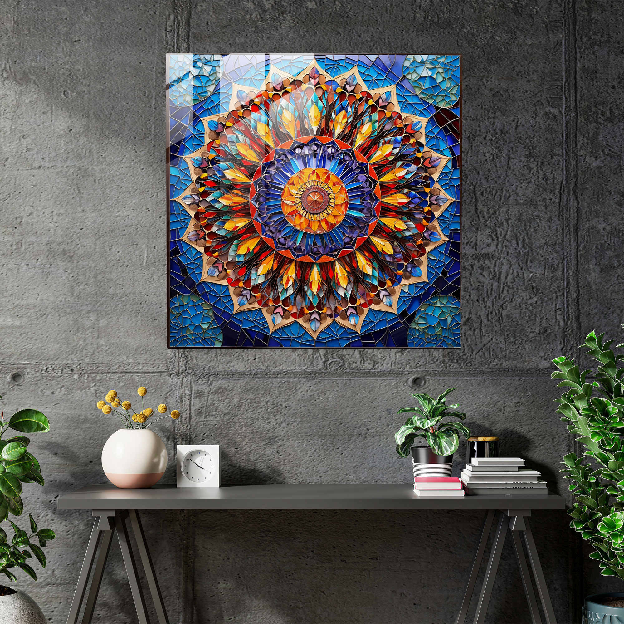 Holy Quran Mosaic Glass Print - Holy Quran, Holy Quran, Glass Print, Home Decoration