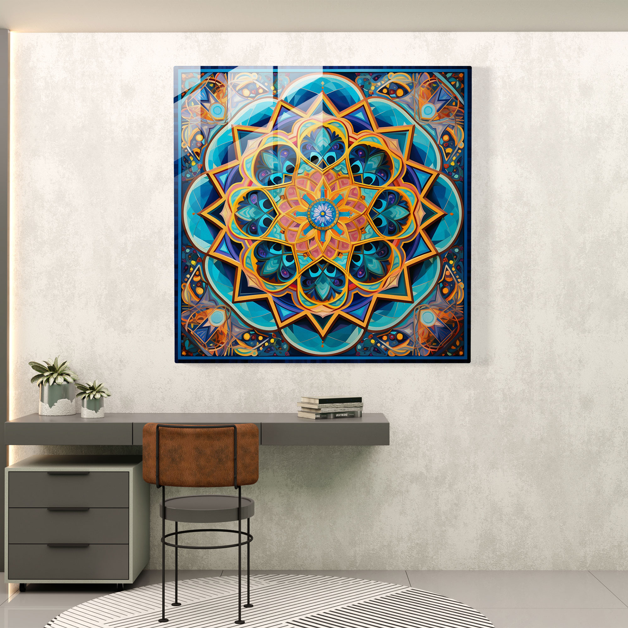 Holy Quran Glass Wall Art - Holy Quran, Glass Wall Art, Modern Art, Wall Decoration