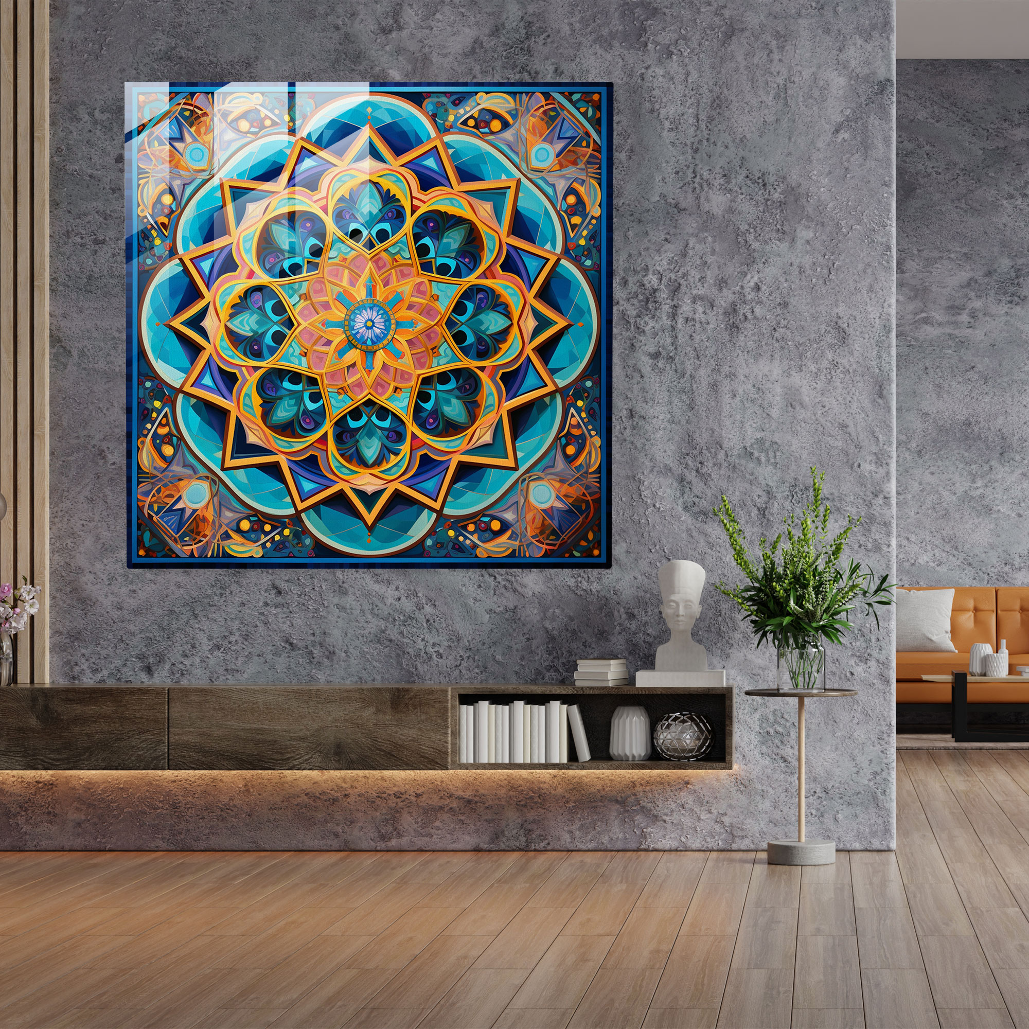 Holy Quran Glass Wall Art - Holy Quran, Glass Wall Art, Modern Art, Wall Decoration