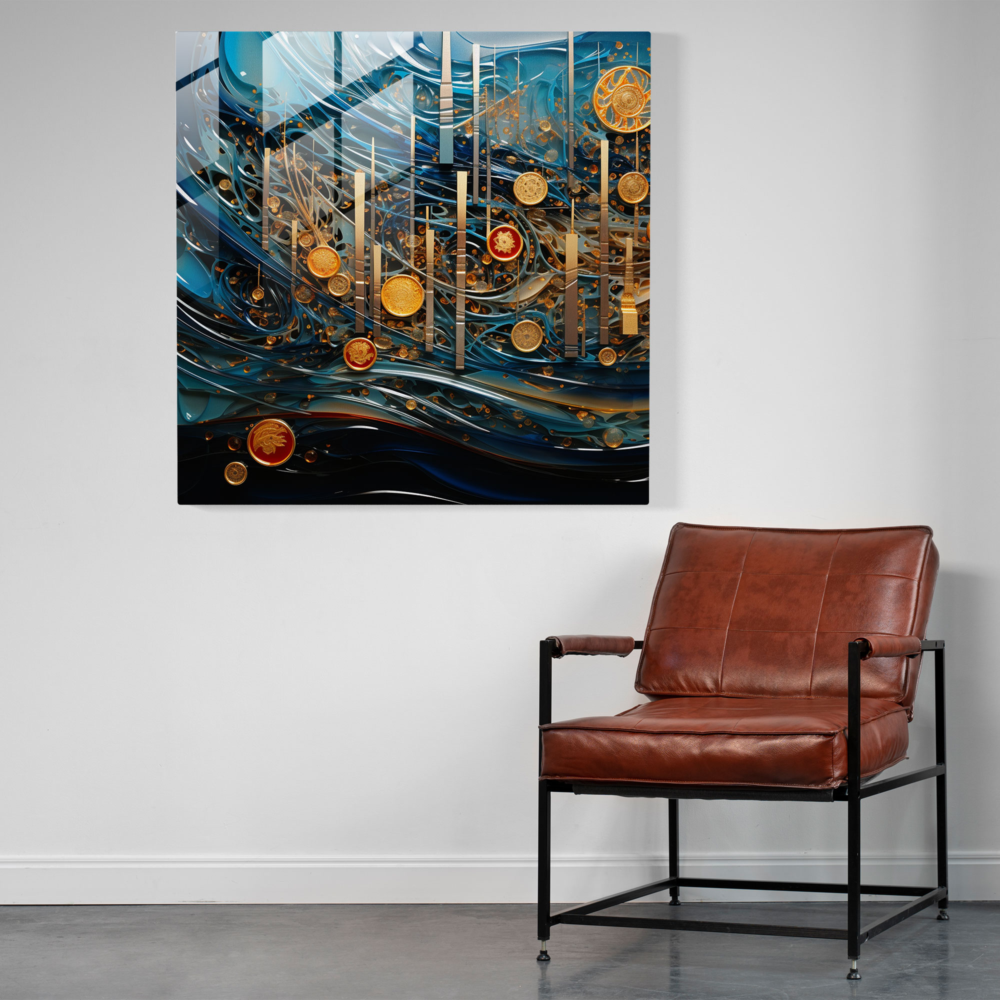 Holy Quran Glass Wall Art - Contemporary Abstract - Holy Quran, Glass Print, Modern Art, Home Decoration