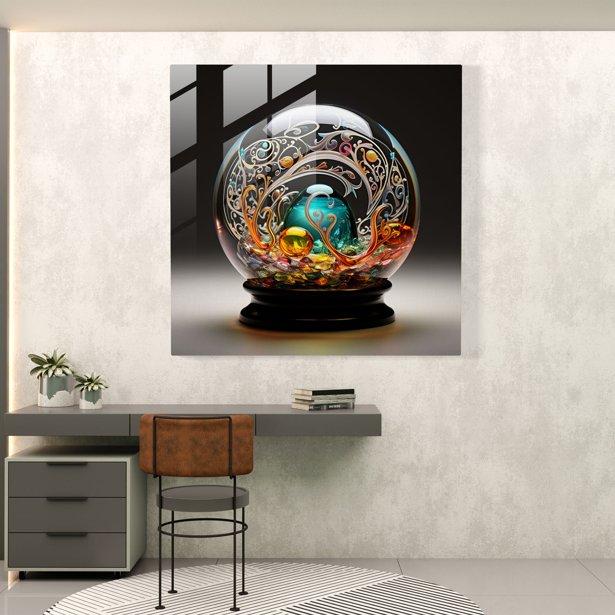 Holy Quran Glass Print - Whimsical Collection - Holy Quran, Whimsical, Wall Decoration, Glass Print