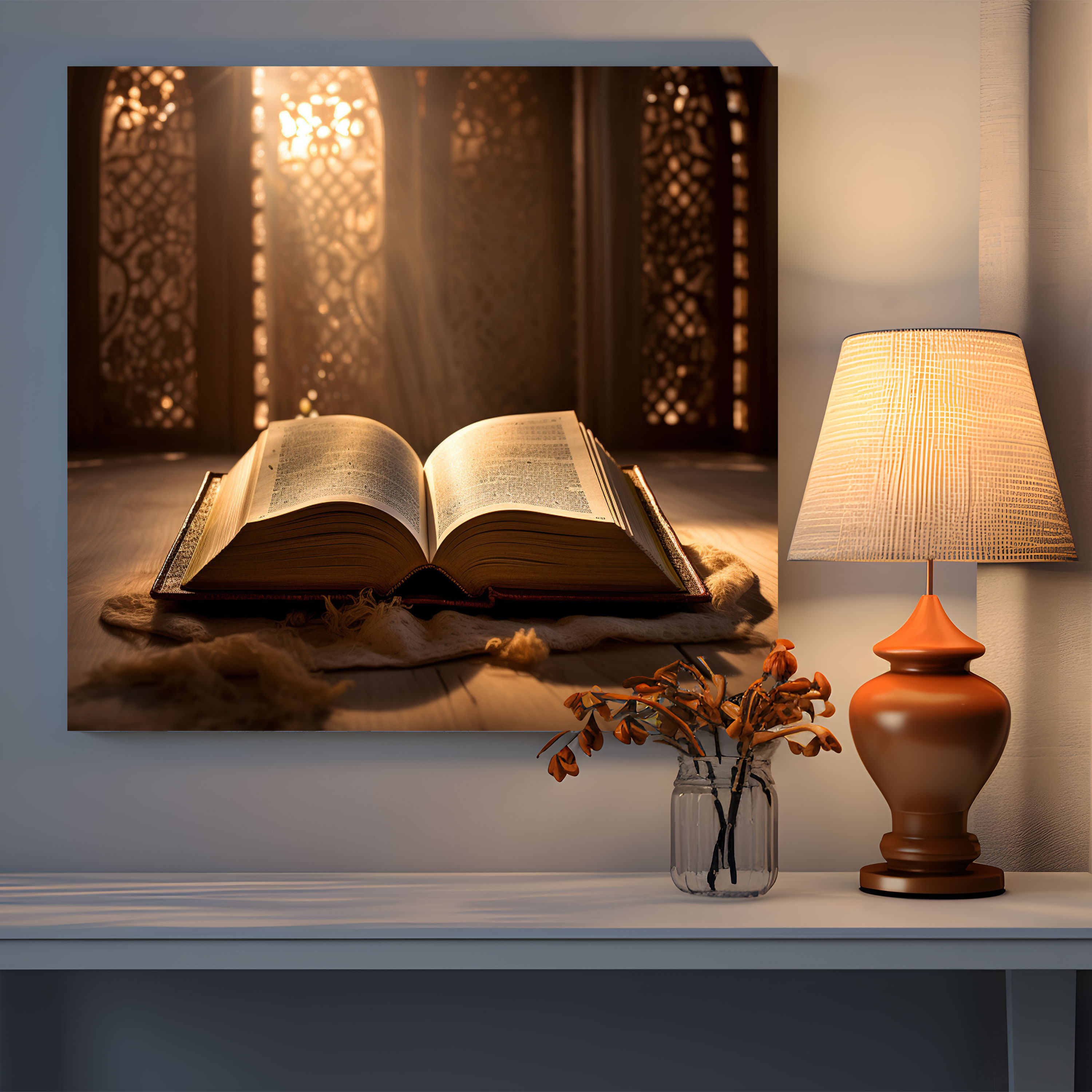 Holy Quran Canvas Print - Holy Quran, Open Holy Quran, Canvas Print, Canvas