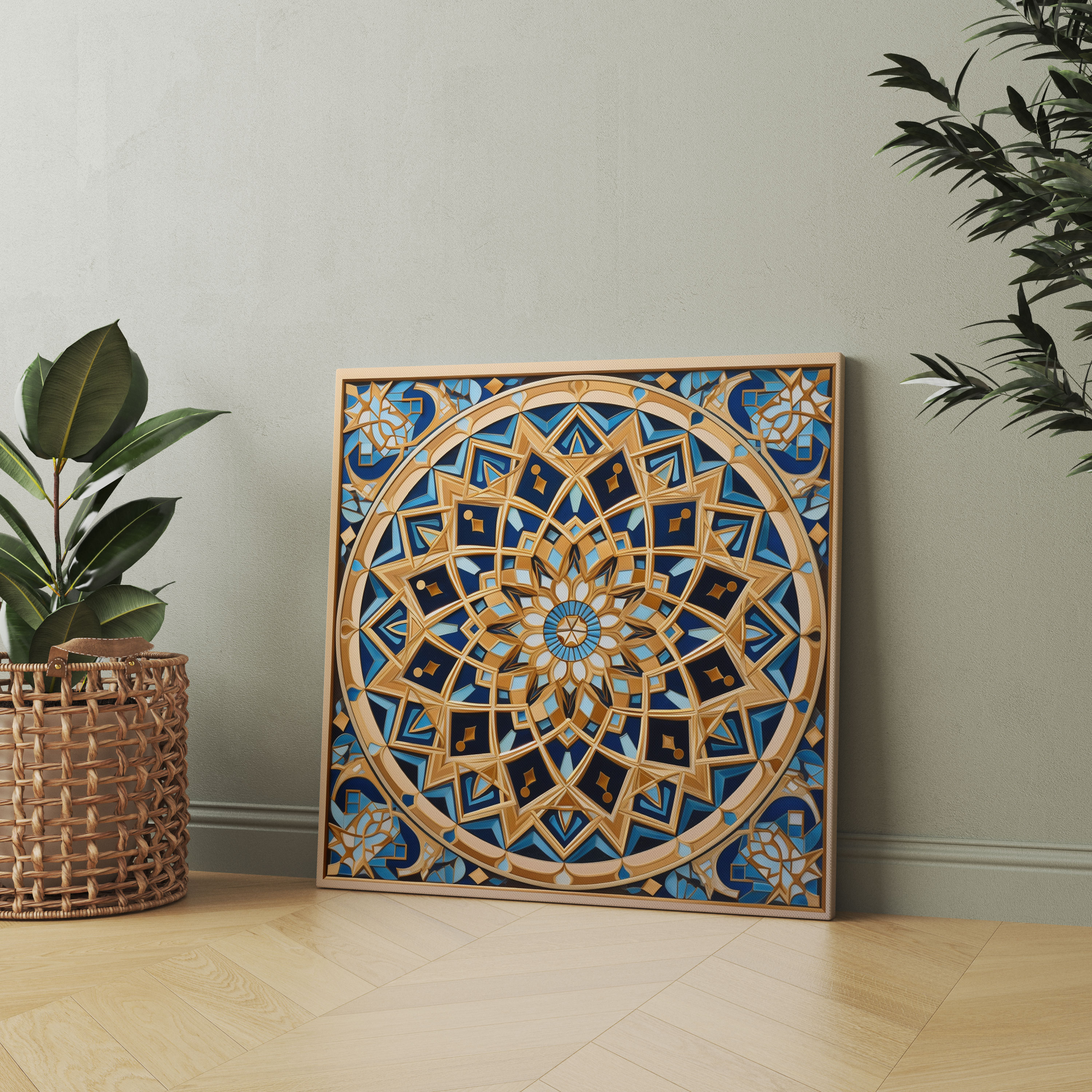 Holy Quran Wall Decoration - Islamic Geometric Patterns - Holy Quran, Canvas Print, Islamic Geometric Patterns, Wall Art