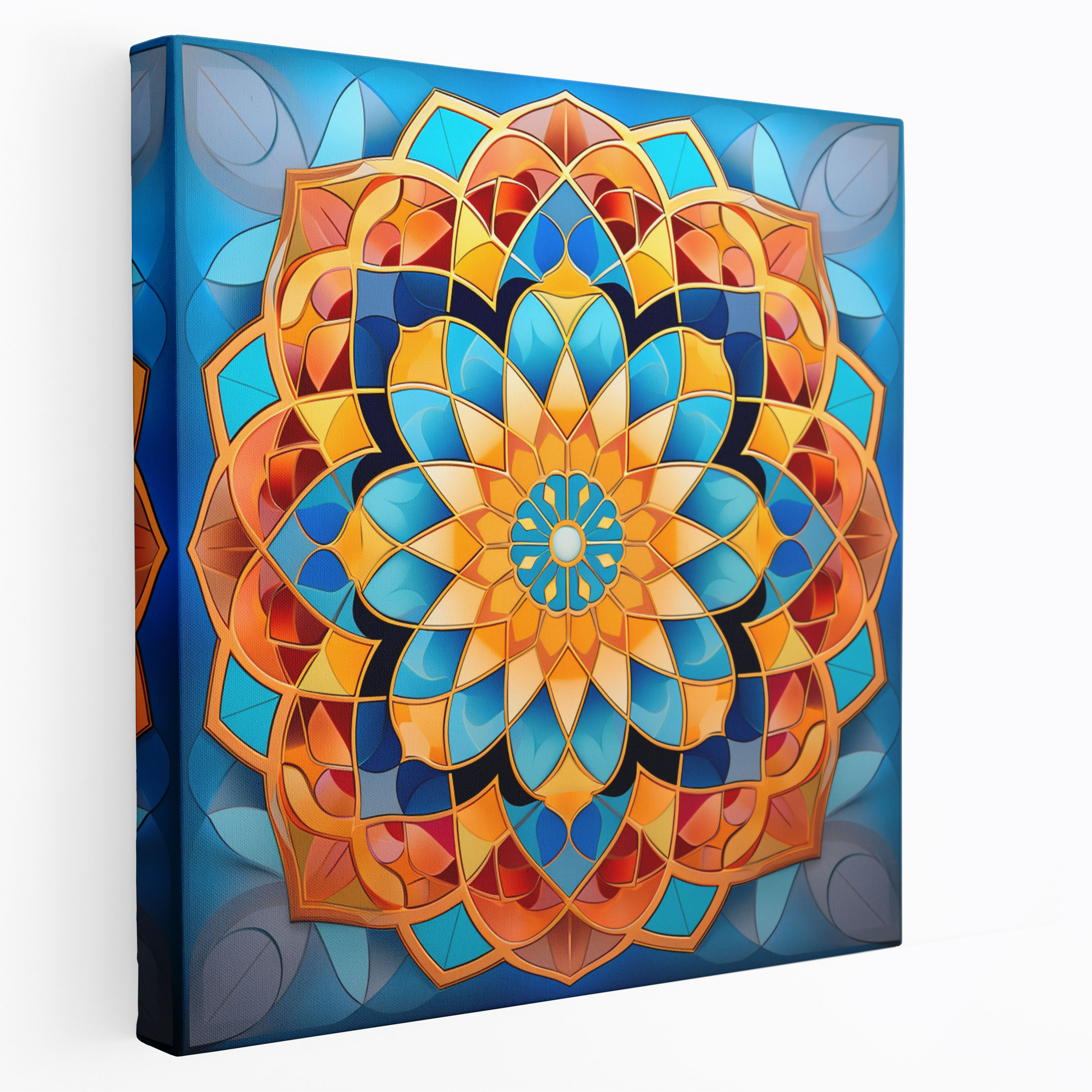 Islamic Geometry Canvas Print - Holy Quran, Wall Art, Harmony, Canvas