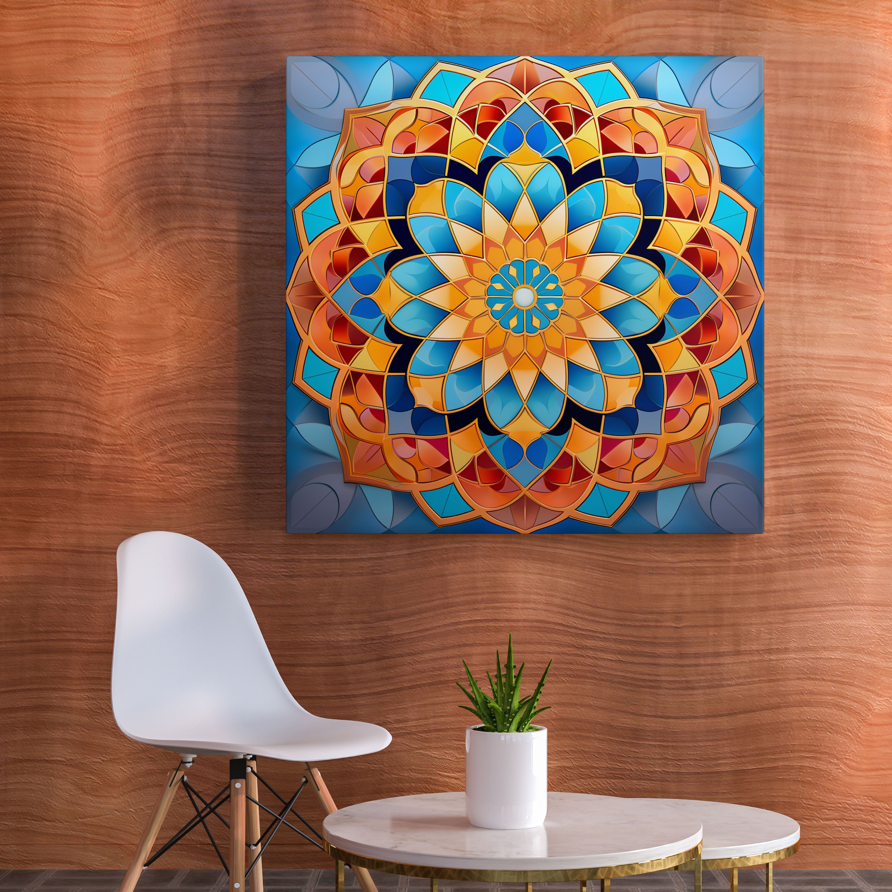 Islamic Geometry Canvas Print - Holy Quran, Wall Art, Harmony, Canvas