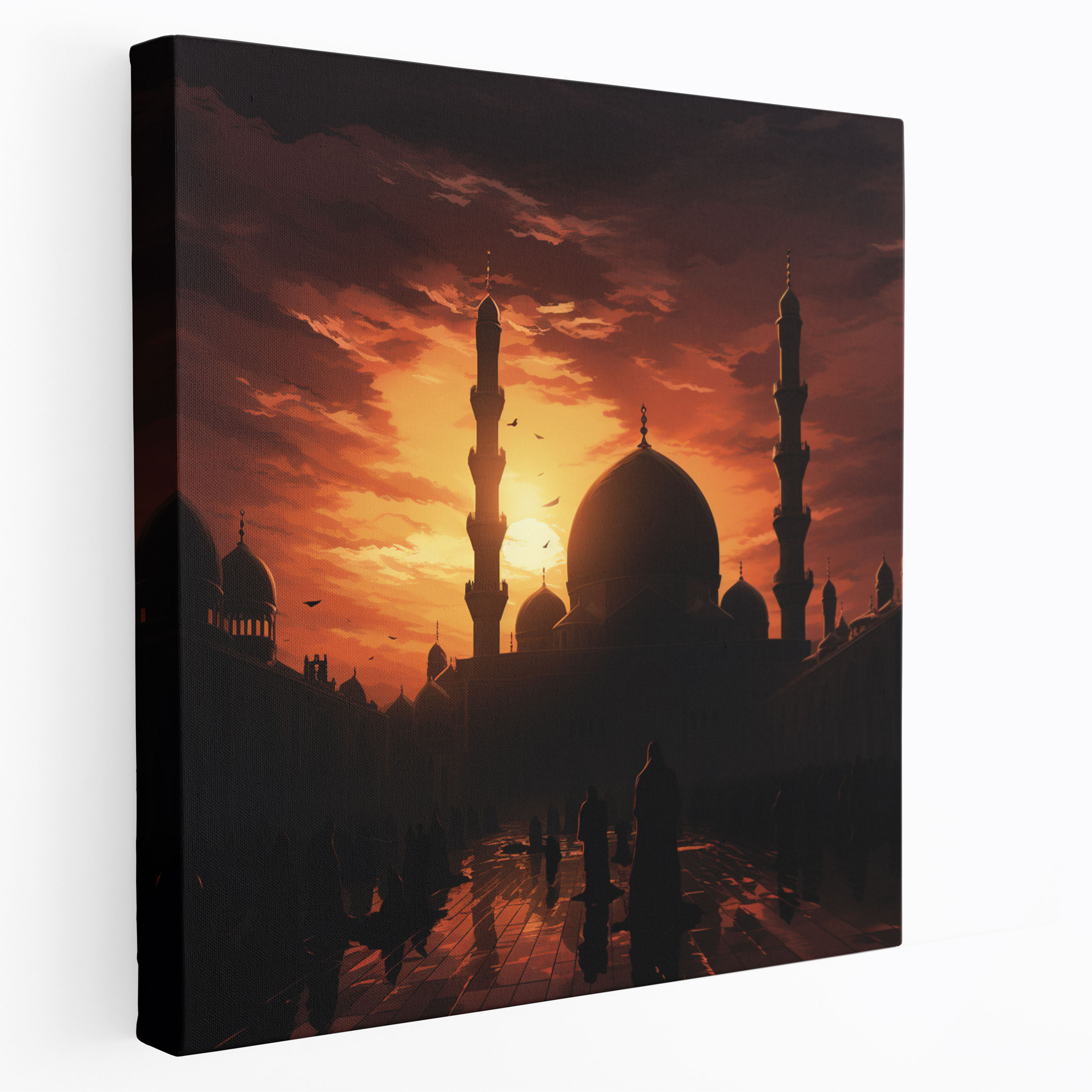 Majestic Mosque Canvas Print - Holy Quran, Holy Quran, Canvas Print, Canvas