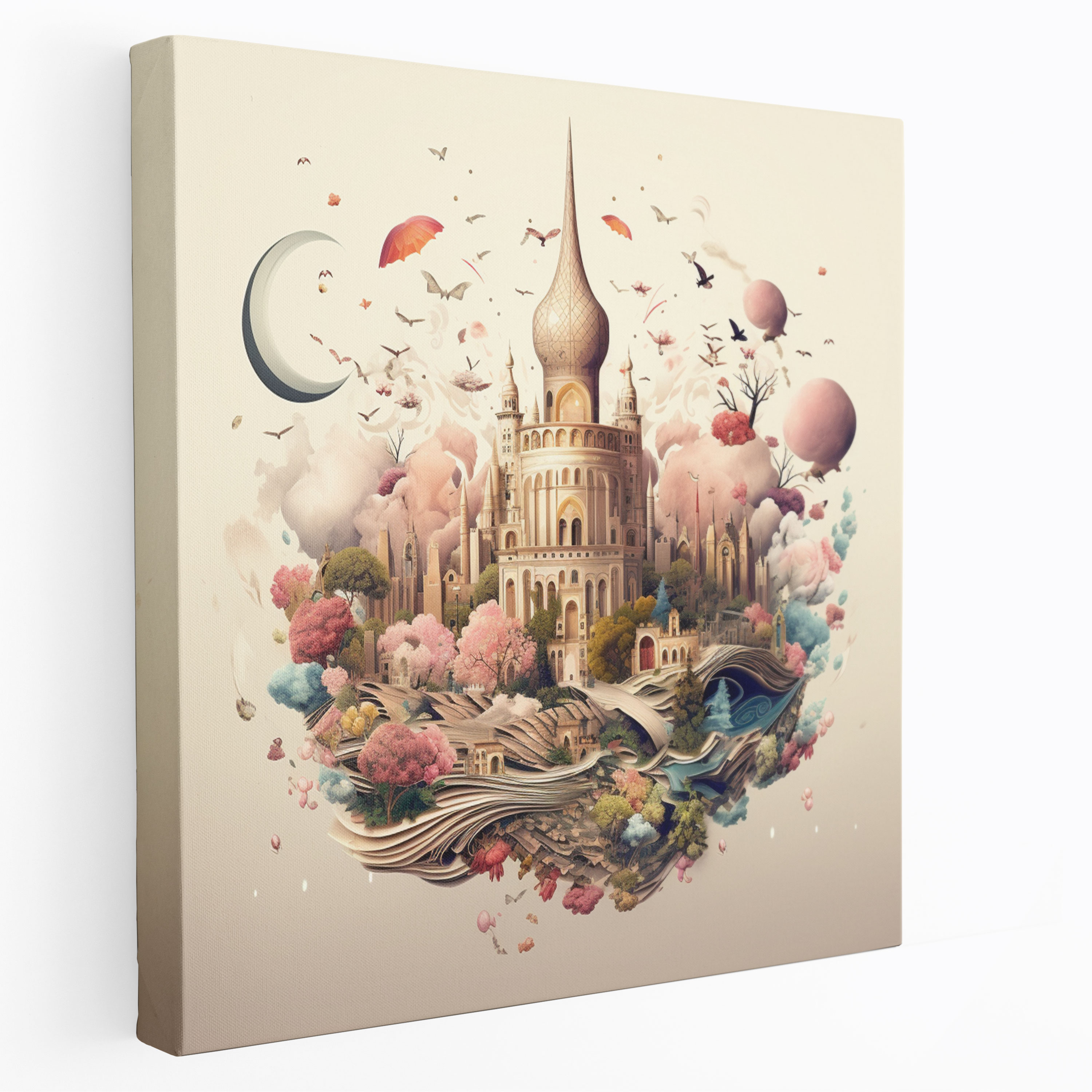 Holy Quran Wall Decoration - Holy Quran, Surreal Artwork, Canvas Print, Home Decoration