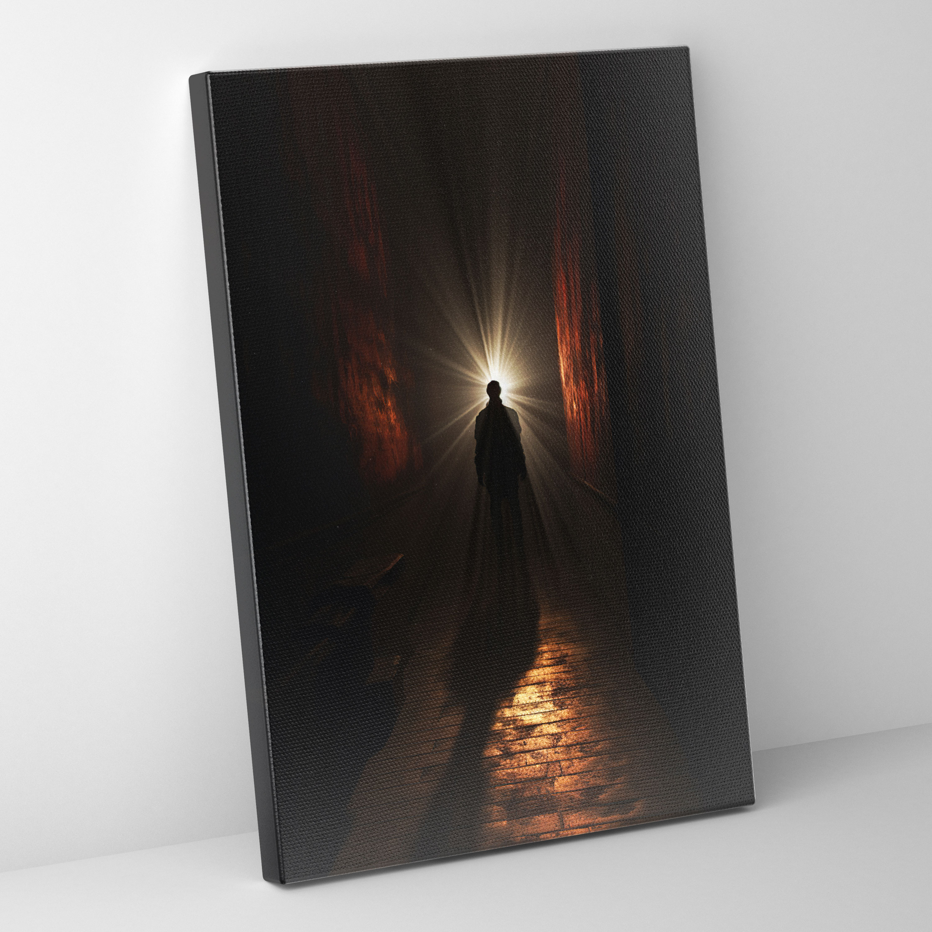 Horror Shadowy Figure Canvas Print - Horror, Spine-Tingling, Home Decoration, Horror