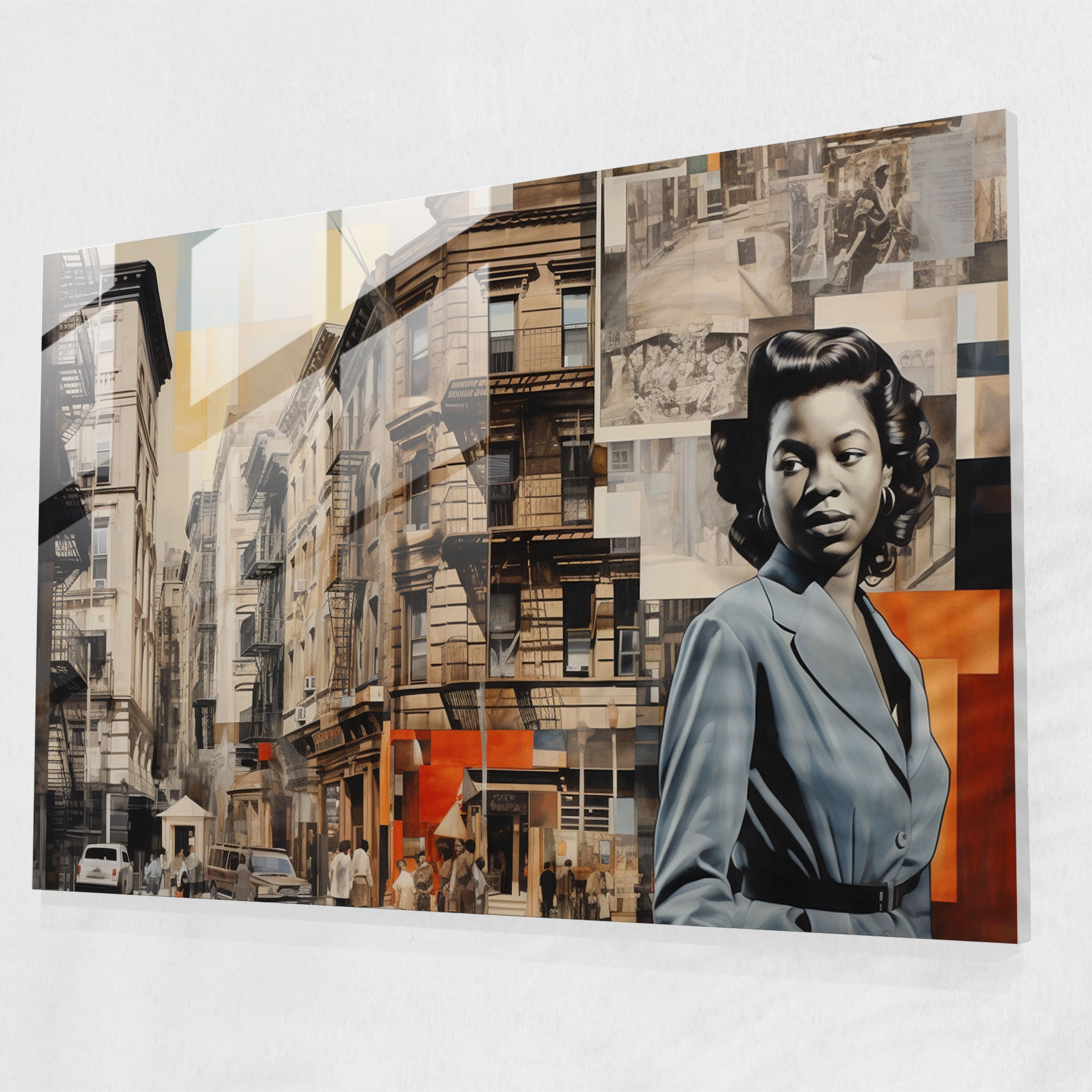 Harlem Cam Sanatı - Harlem Cam Tablo Ev Dekorasyonu Cam Sanatı