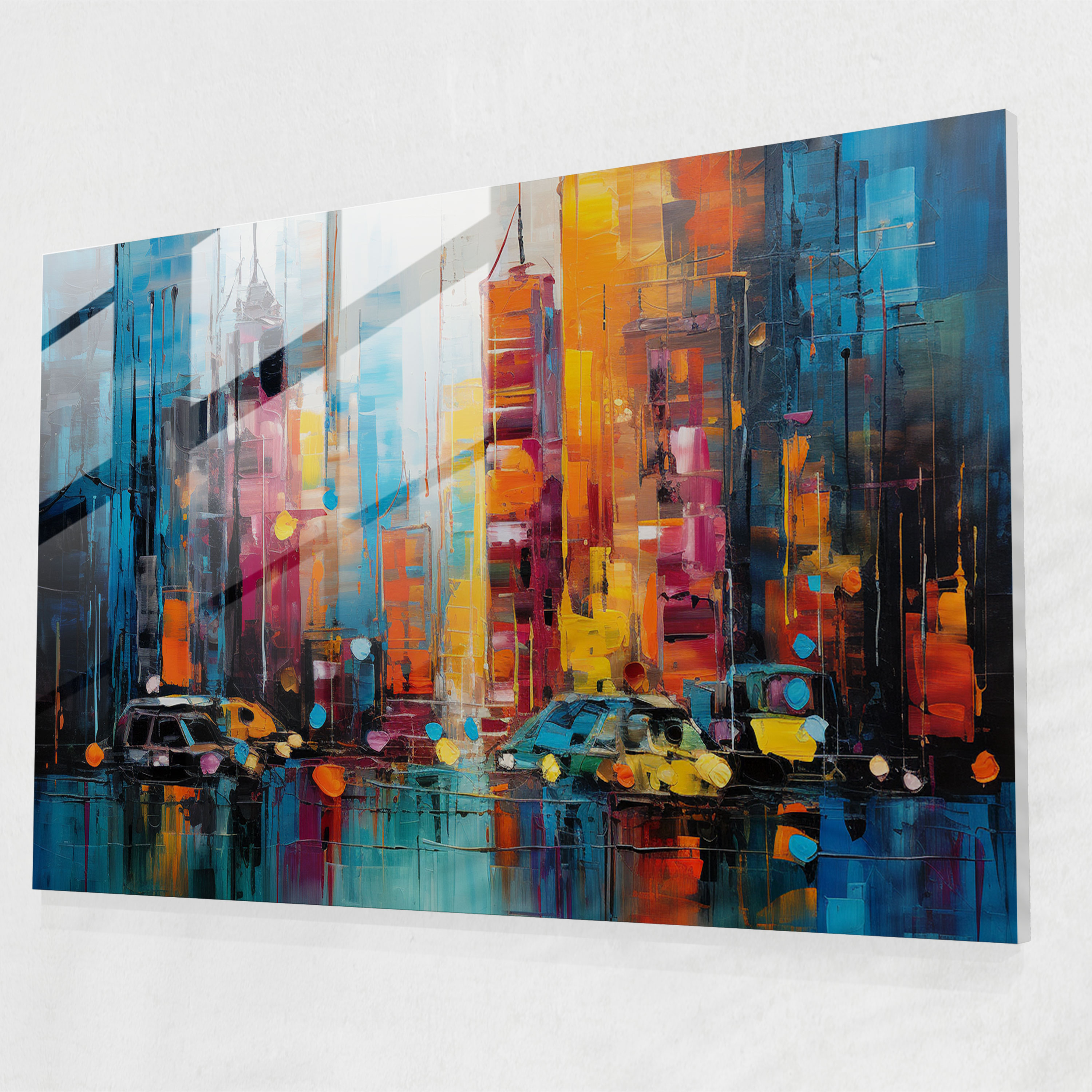 Harlem Glass Print - Harlem, Home Decoration, Harlem, Vibrant Colors