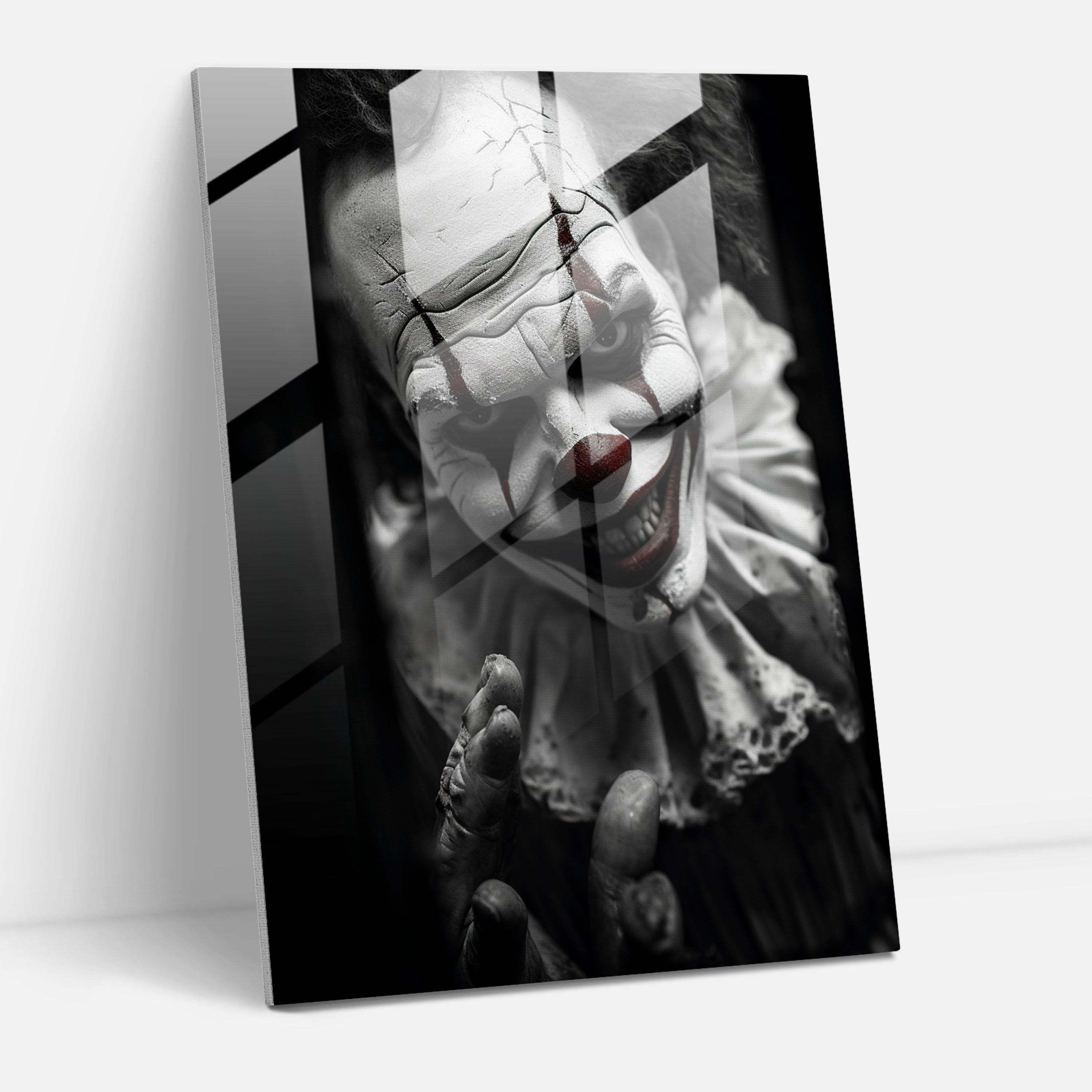 Sinister Glass Wall Art - Horror, Modern Art, Home Decoration, Glass Wall Art