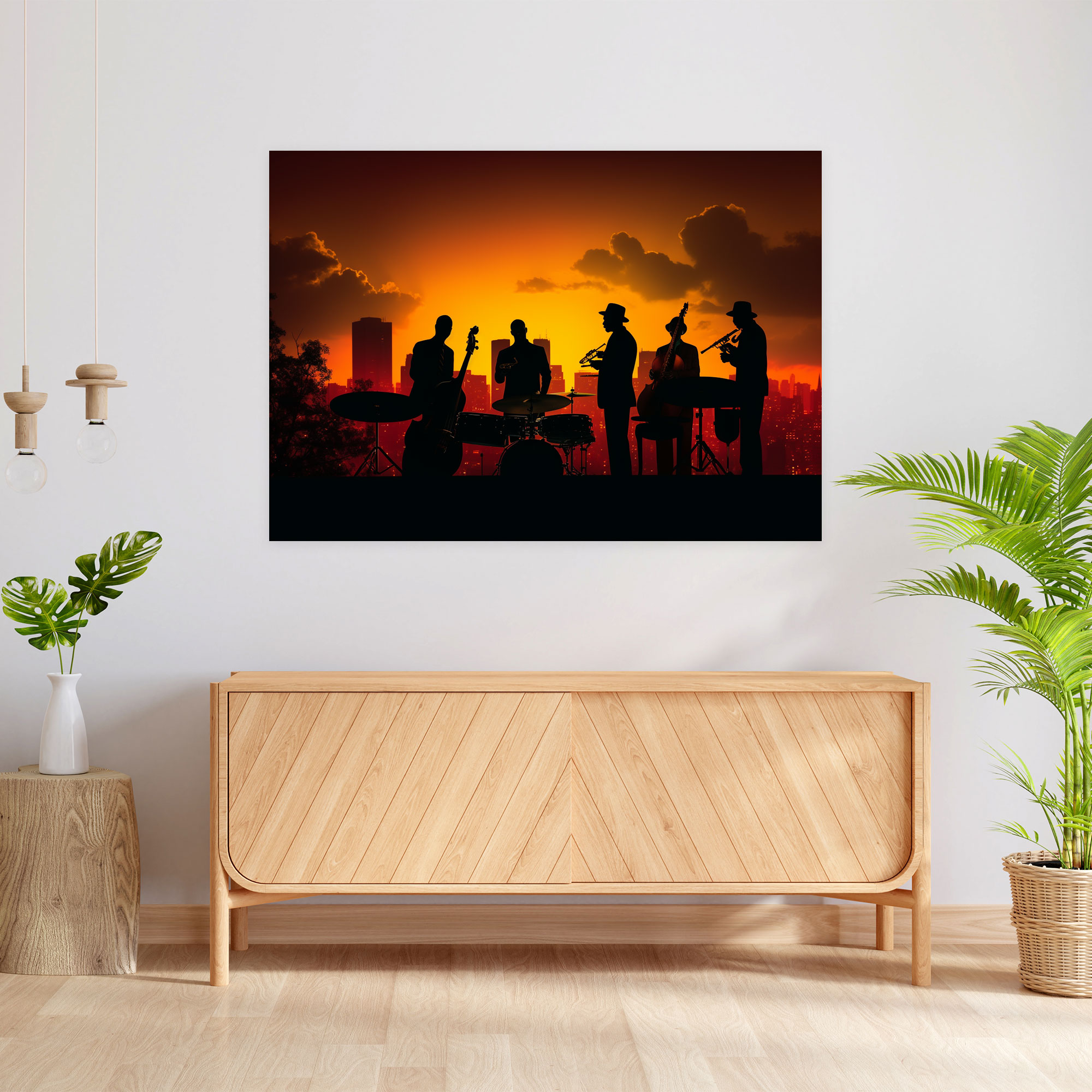 Harlem Jazz Band Canvas Print - Harlem, Wall Decoration, Canvas Wall Art, Wall Art