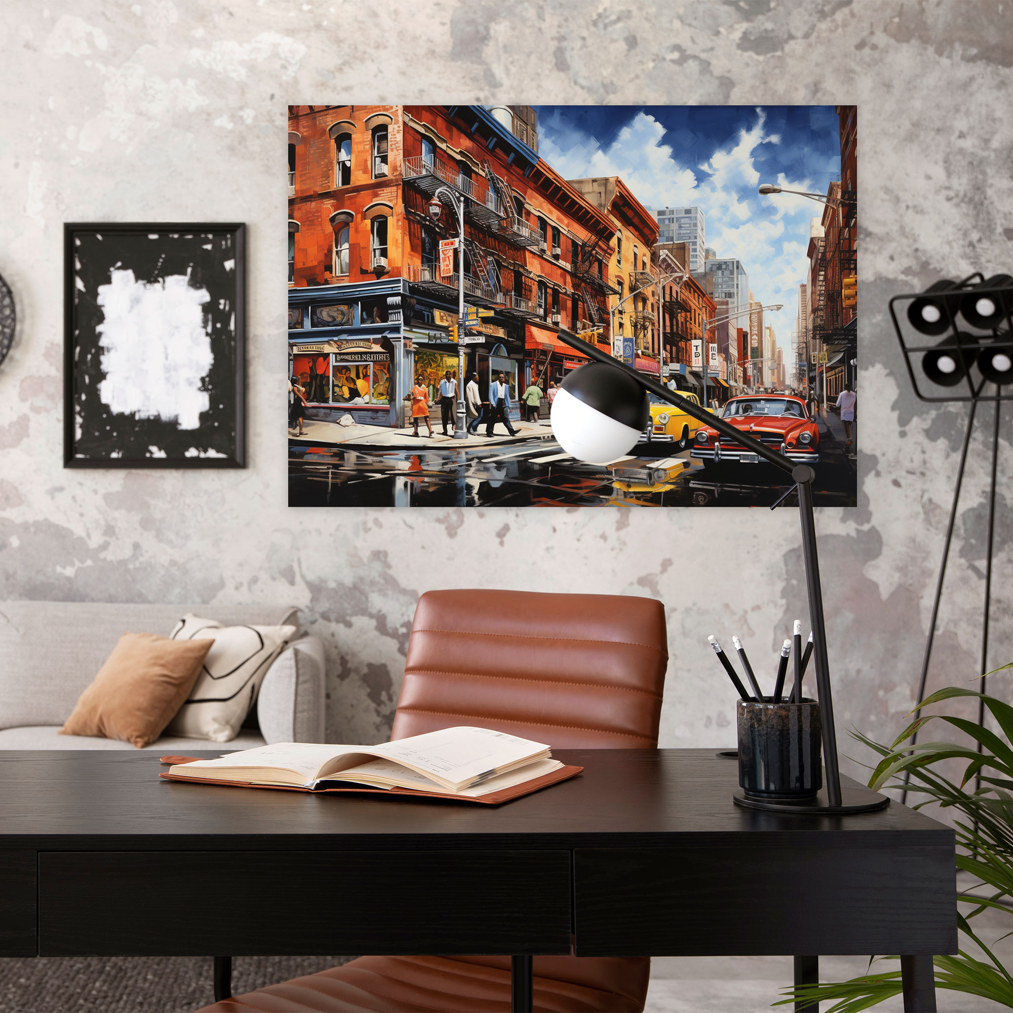 Harlem Topluluk Kanvas Tablo - Duvar Dekorasyonu Harlem
