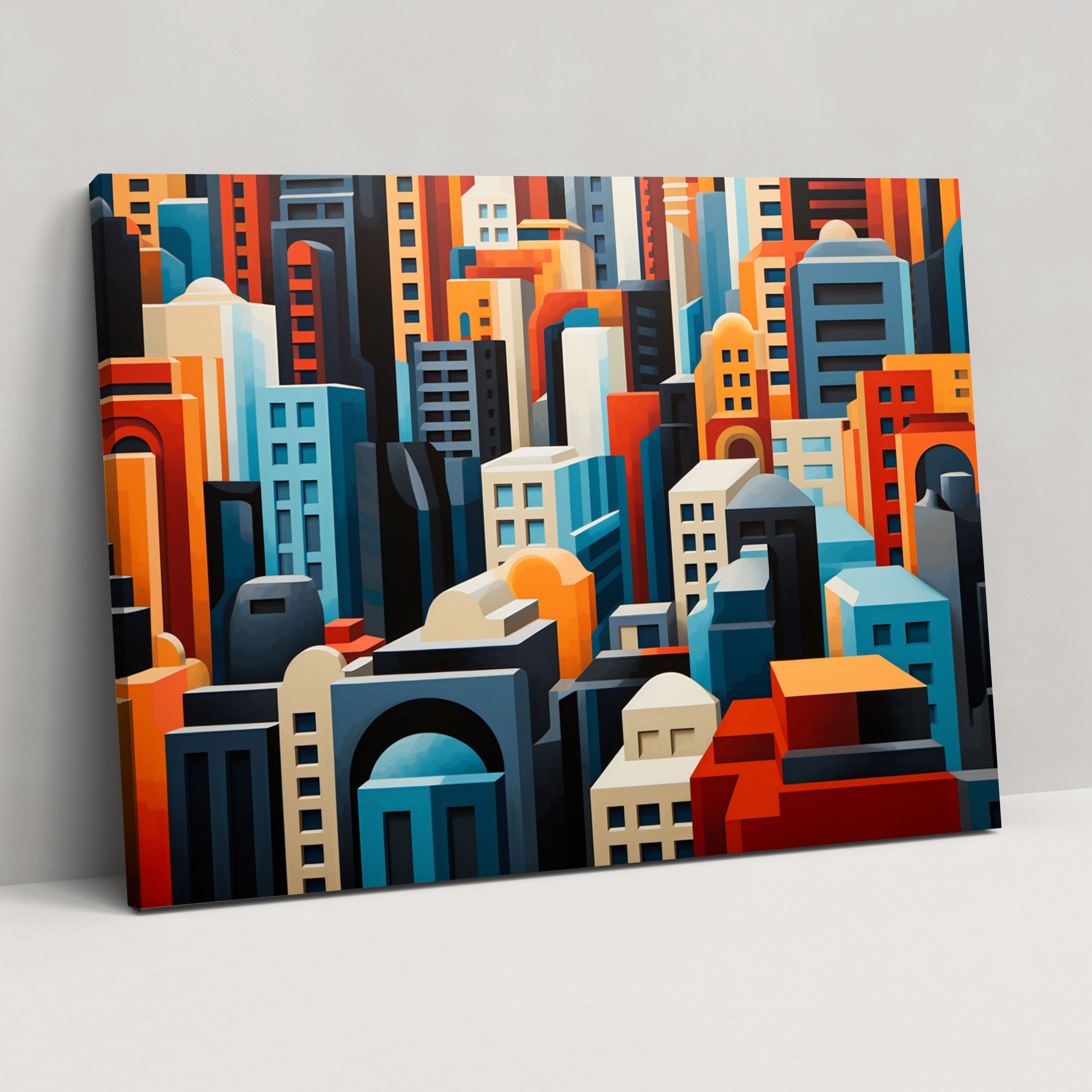 Harlem Geometric Canvas Print - Harlem, Canvas, Stunning, Home Decoration