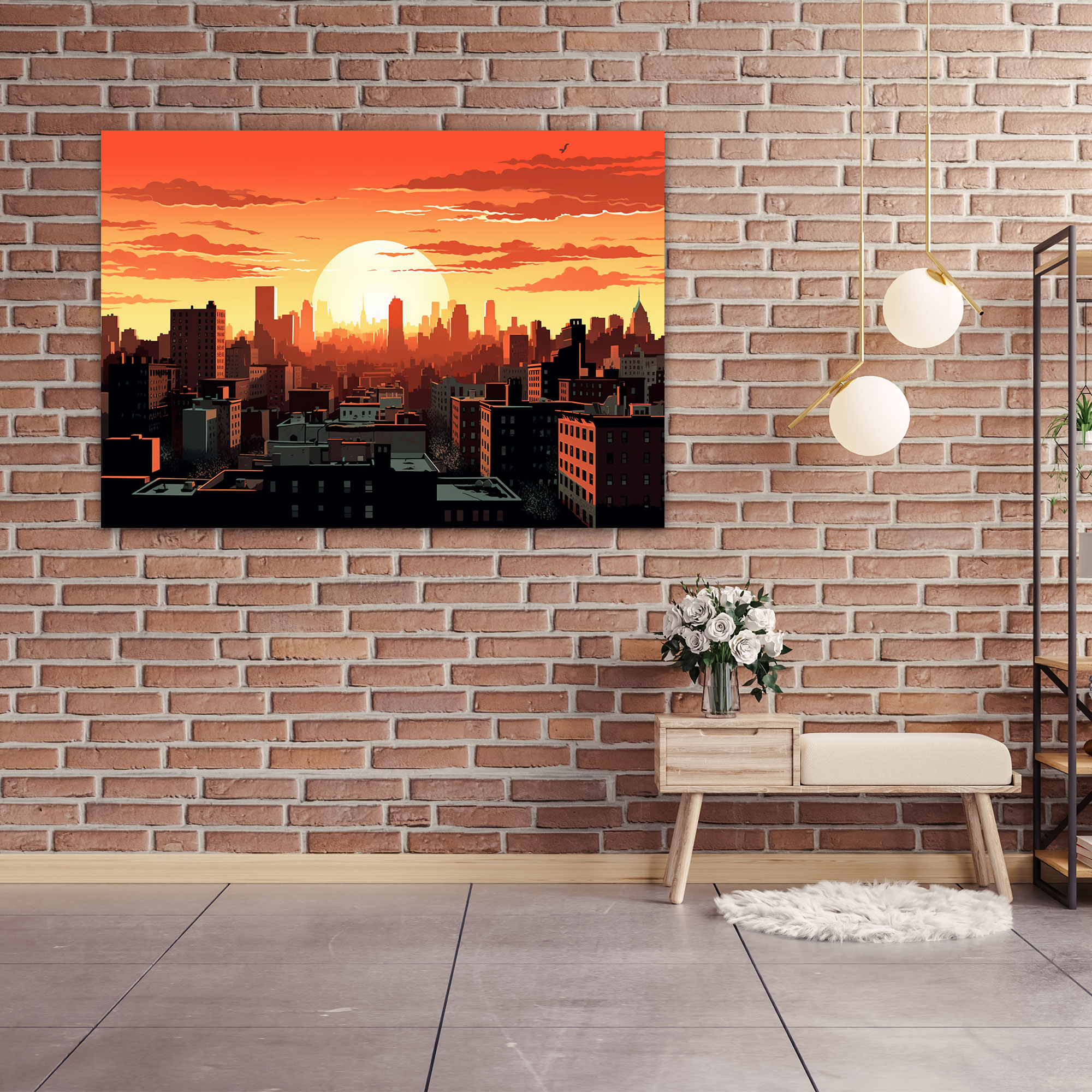 Harlem Skyline Wall Art - Harlem, Sunset, Harlem Skyline, Harlem