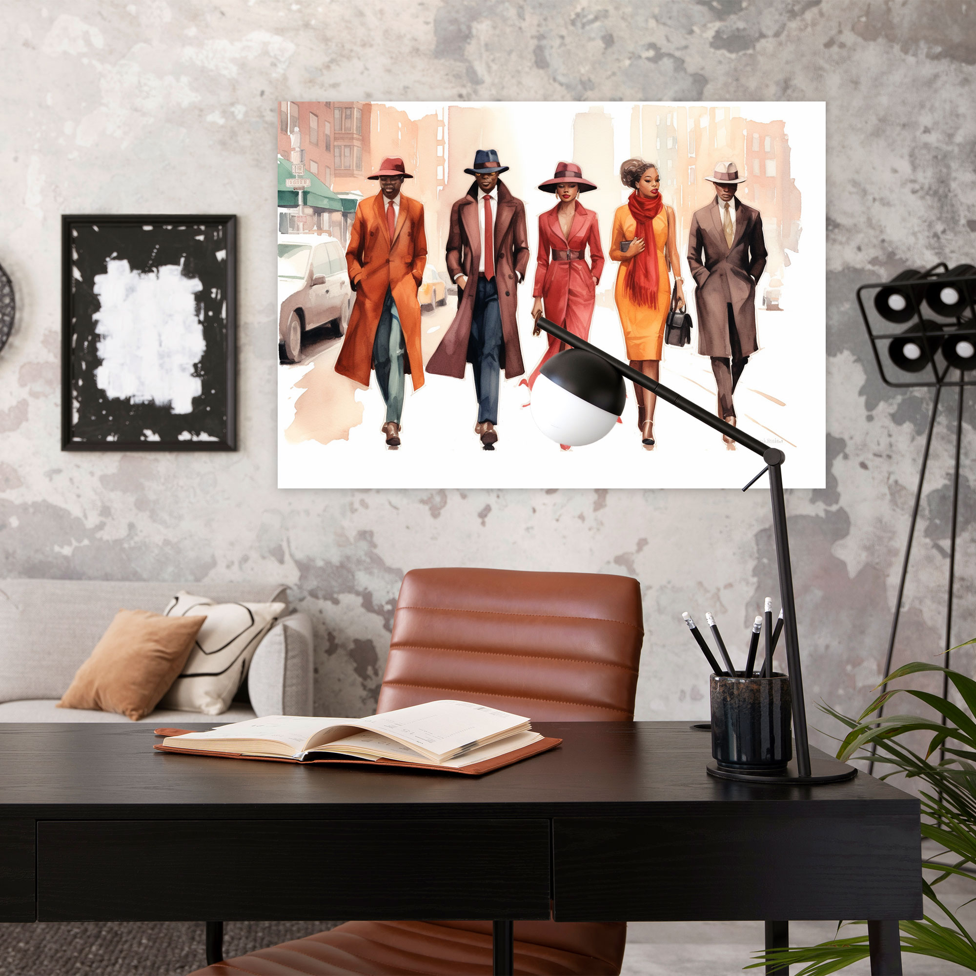 Harlem Fashion Canvas Print - Harlem, Canvas, Home Decoration, Wall Decoration