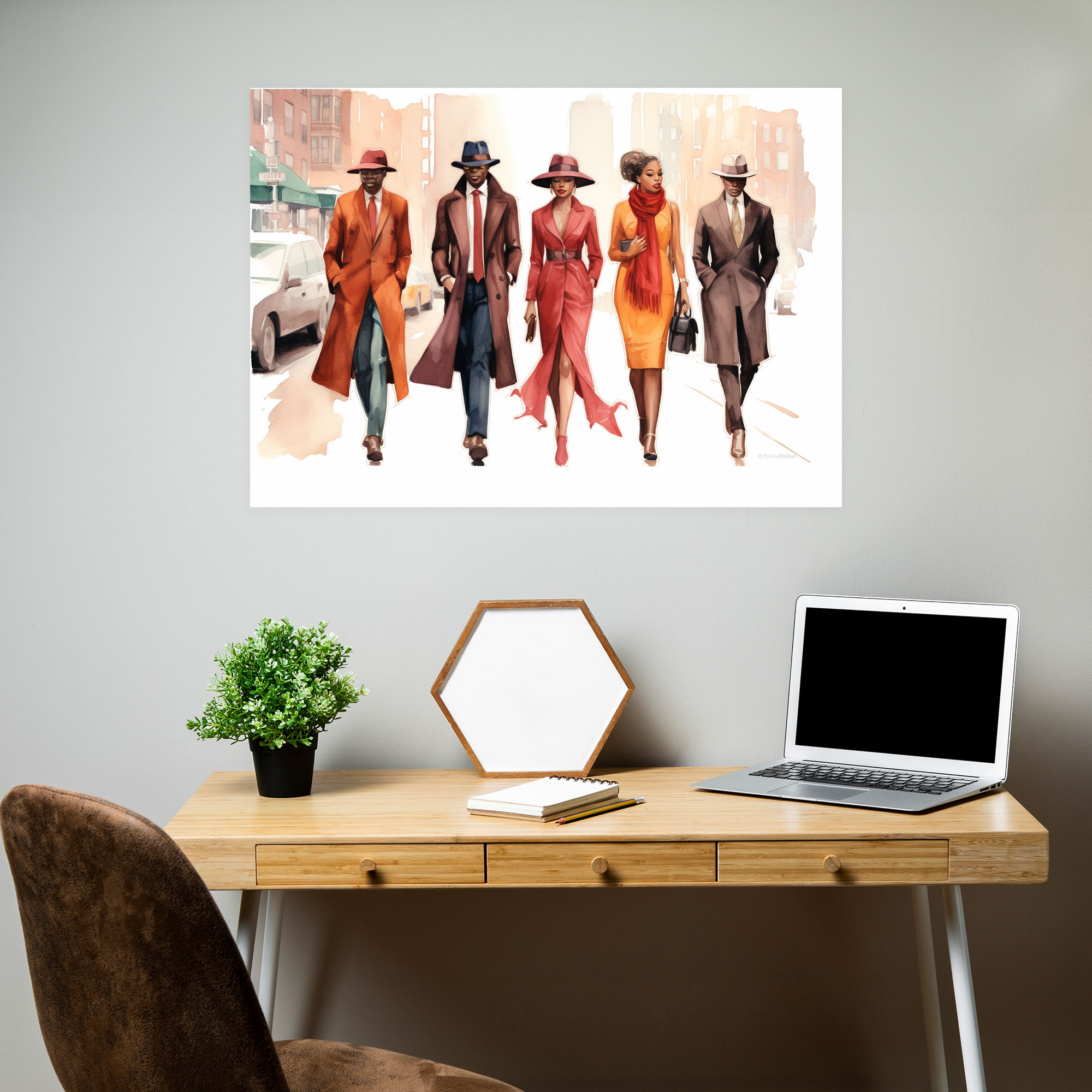 Harlem Fashion Canvas Print - Harlem, Canvas, Home Decoration, Wall Decoration