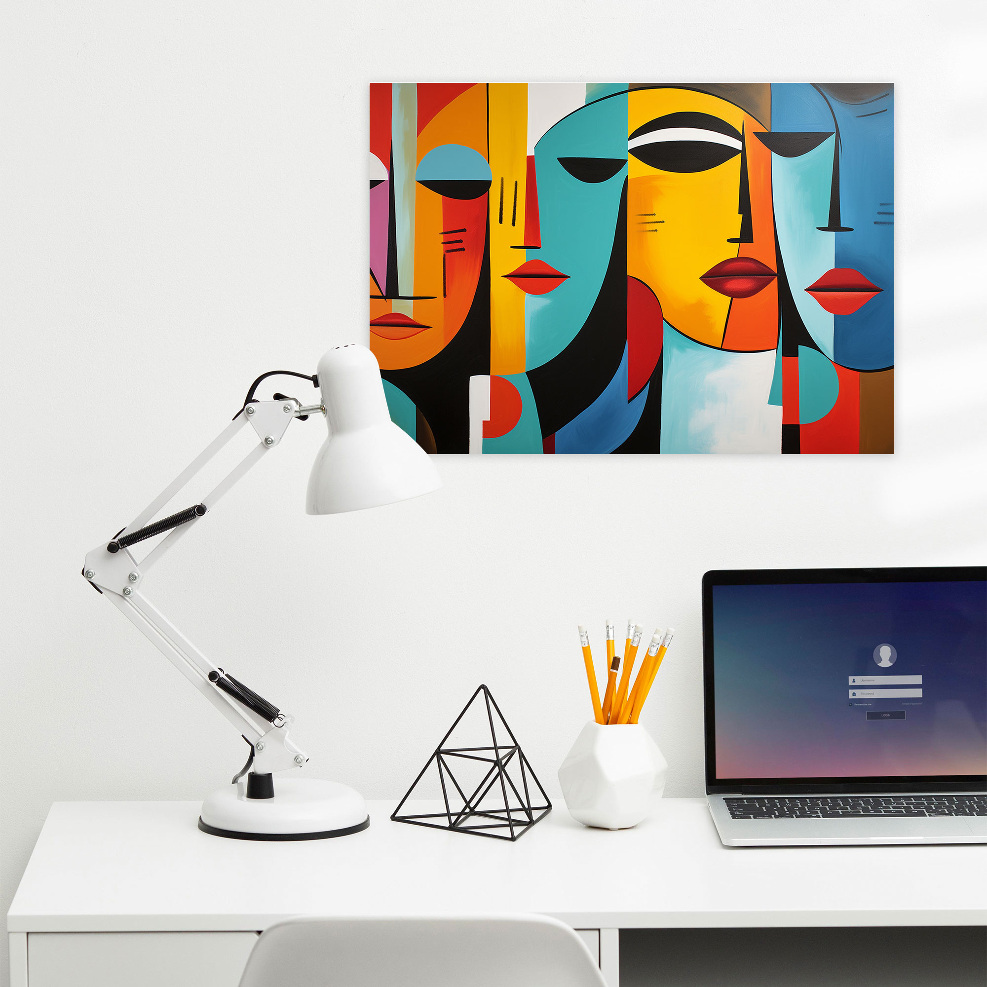 Harlem Abstract Canvas Print - Harlem, Home Decoration, Abstract Art, Acrylic Painting