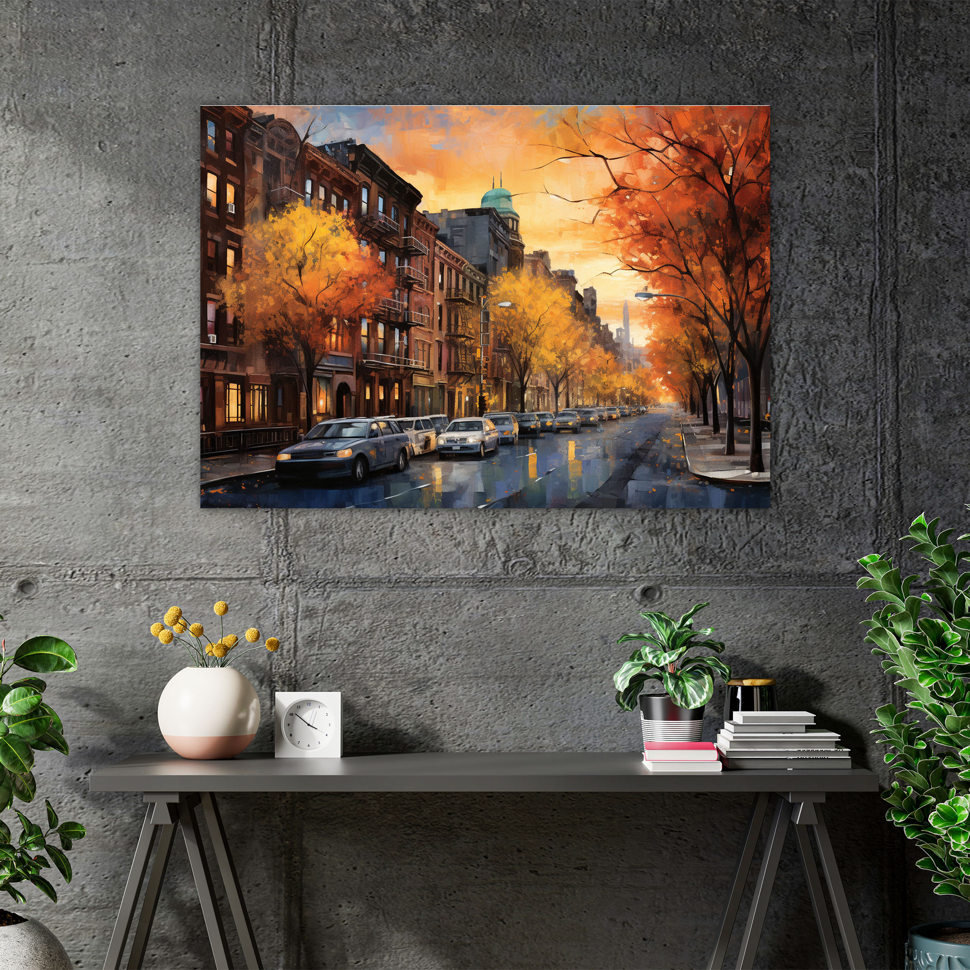 Harlem Cityscape Canvas Print - Harlem, Canvas Wall Art, Cityscape, Canvas
