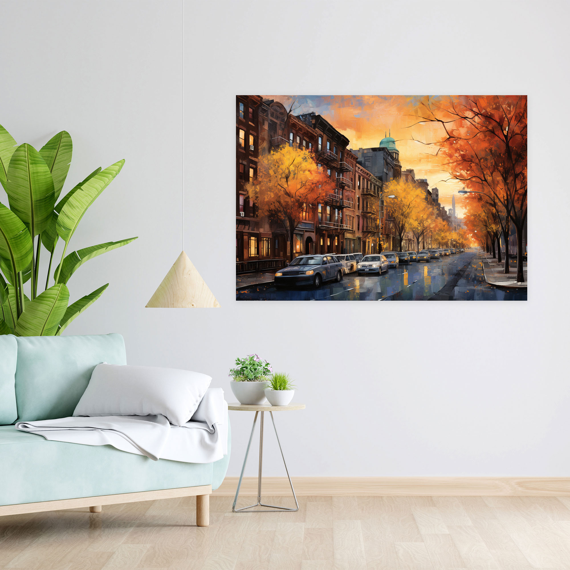 Harlem Cityscape Canvas Print - Harlem, Canvas Wall Art, Cityscape, Canvas