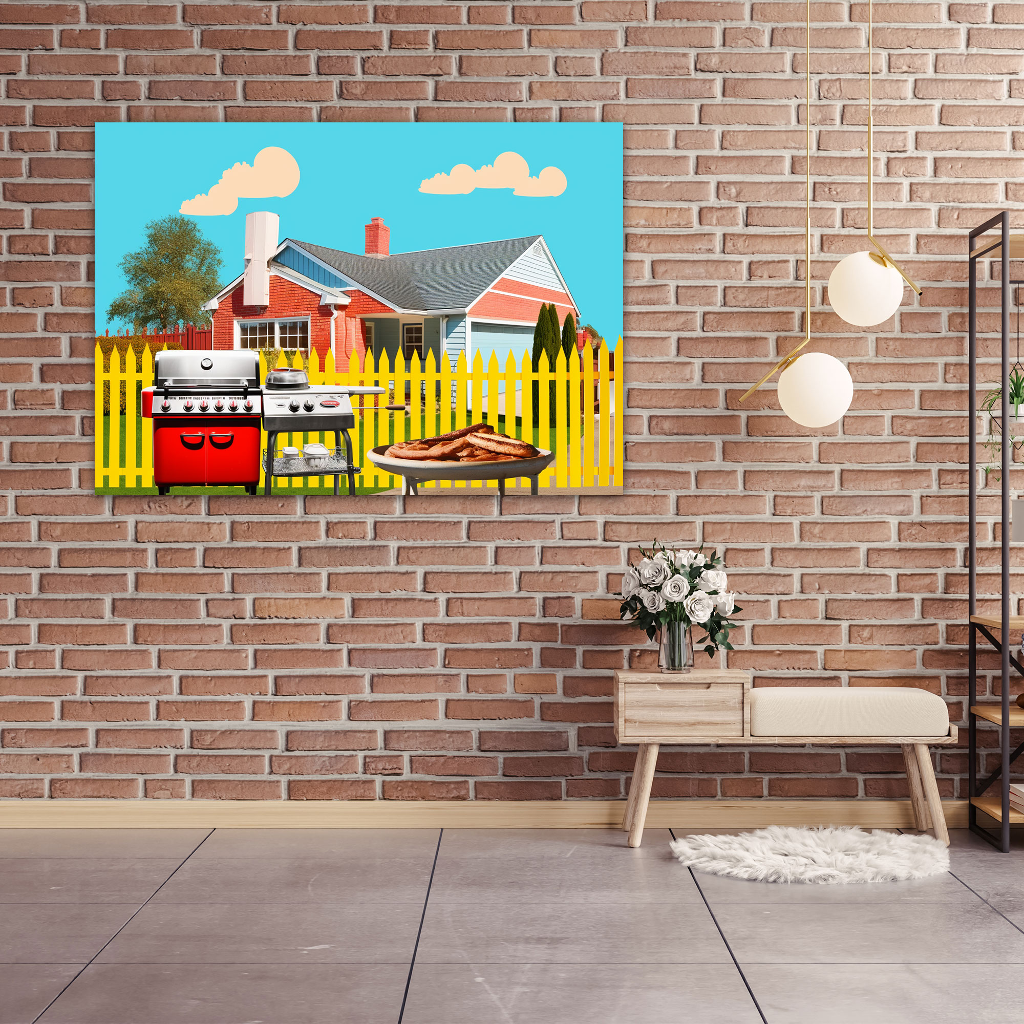 Harlem Suburban Koleksiyon Pop Art Kanvas Tablo - Duvar Dekorasyonu