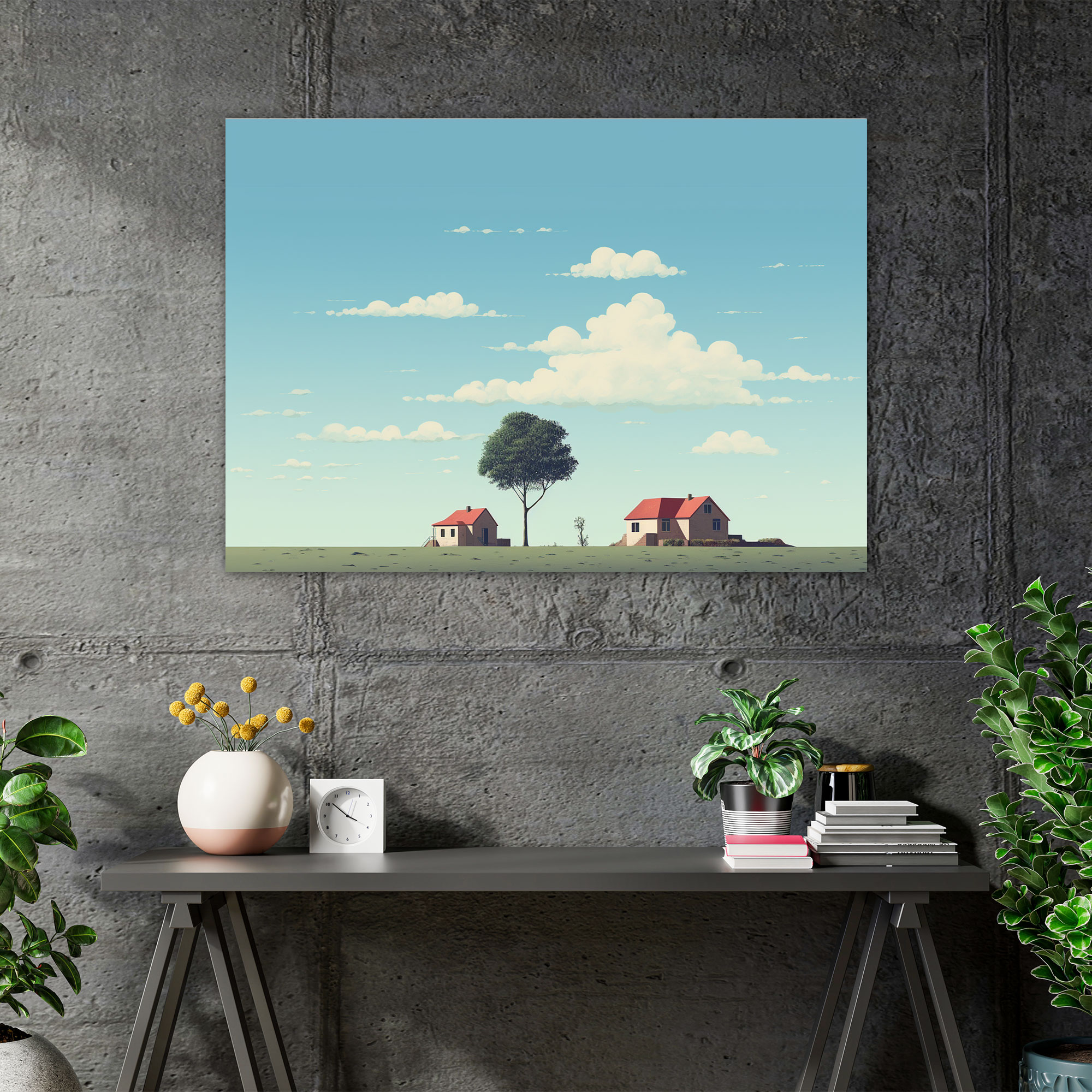 Solitary Suburban Wall Art - Harlem, Canvas, Solitude, Canvas Wall Art