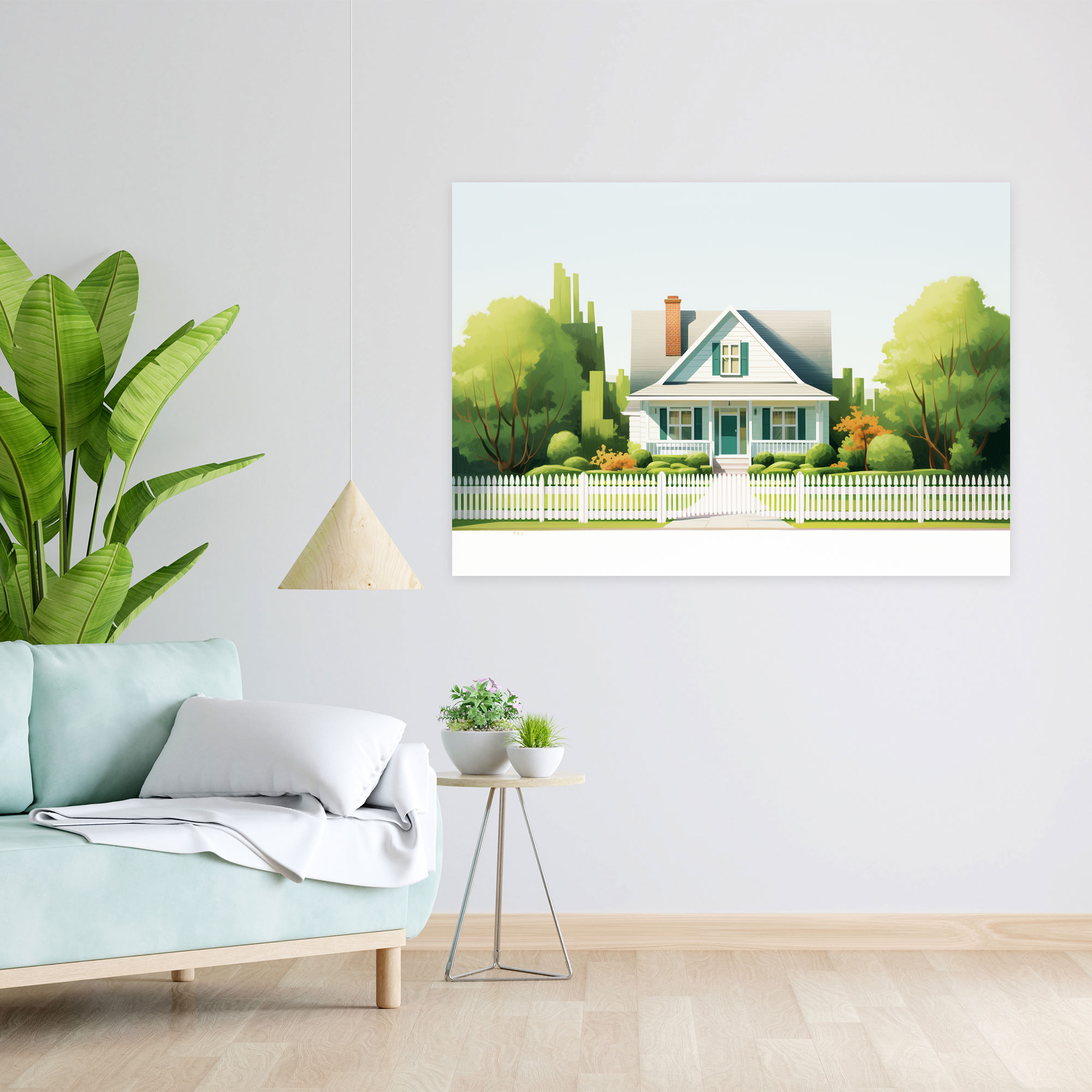 Serenity At Home Canvas Print - Harlem, Tranquility, Simplicity, Canvas