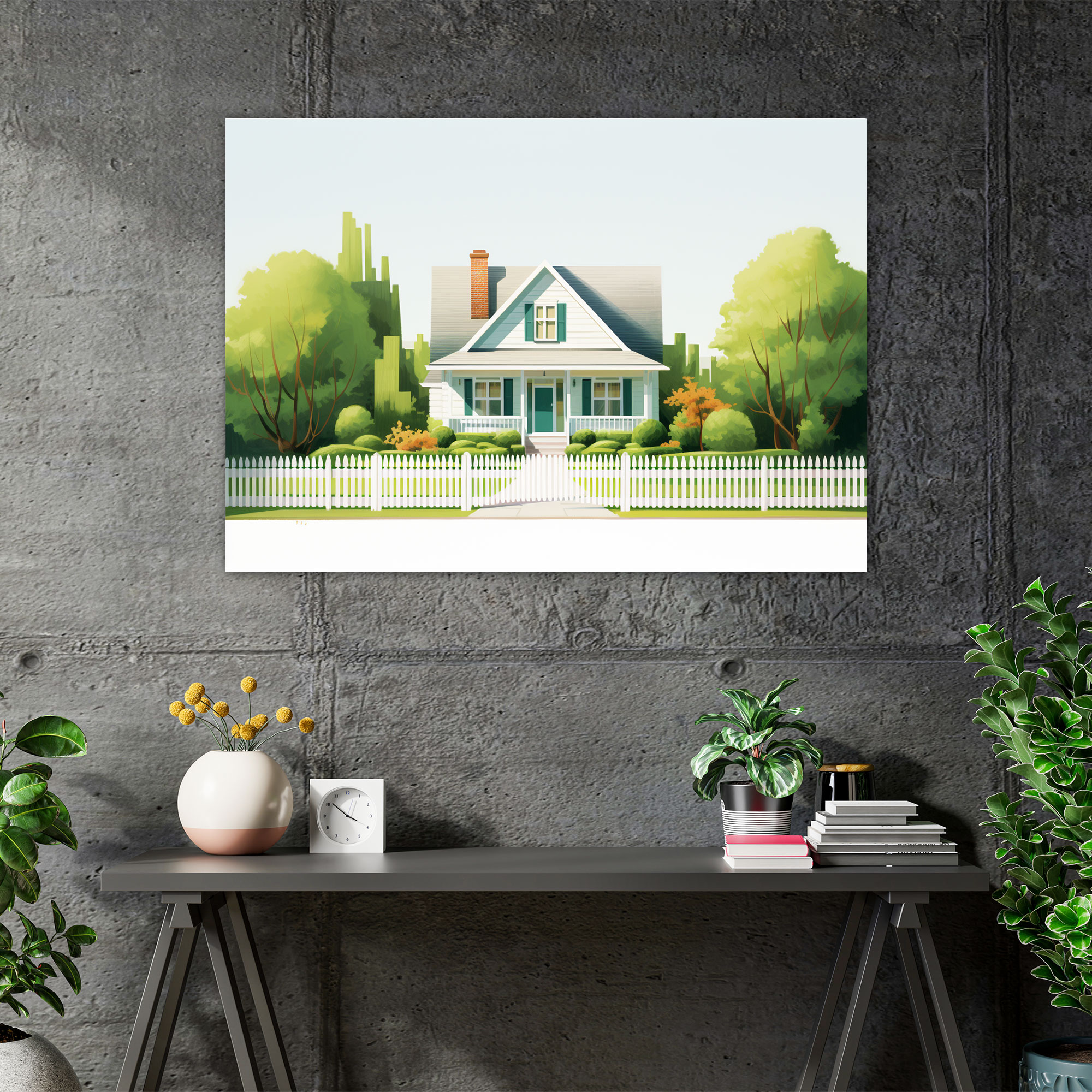 Serenity At Home Canvas Print - Harlem, Tranquility, Simplicity, Canvas