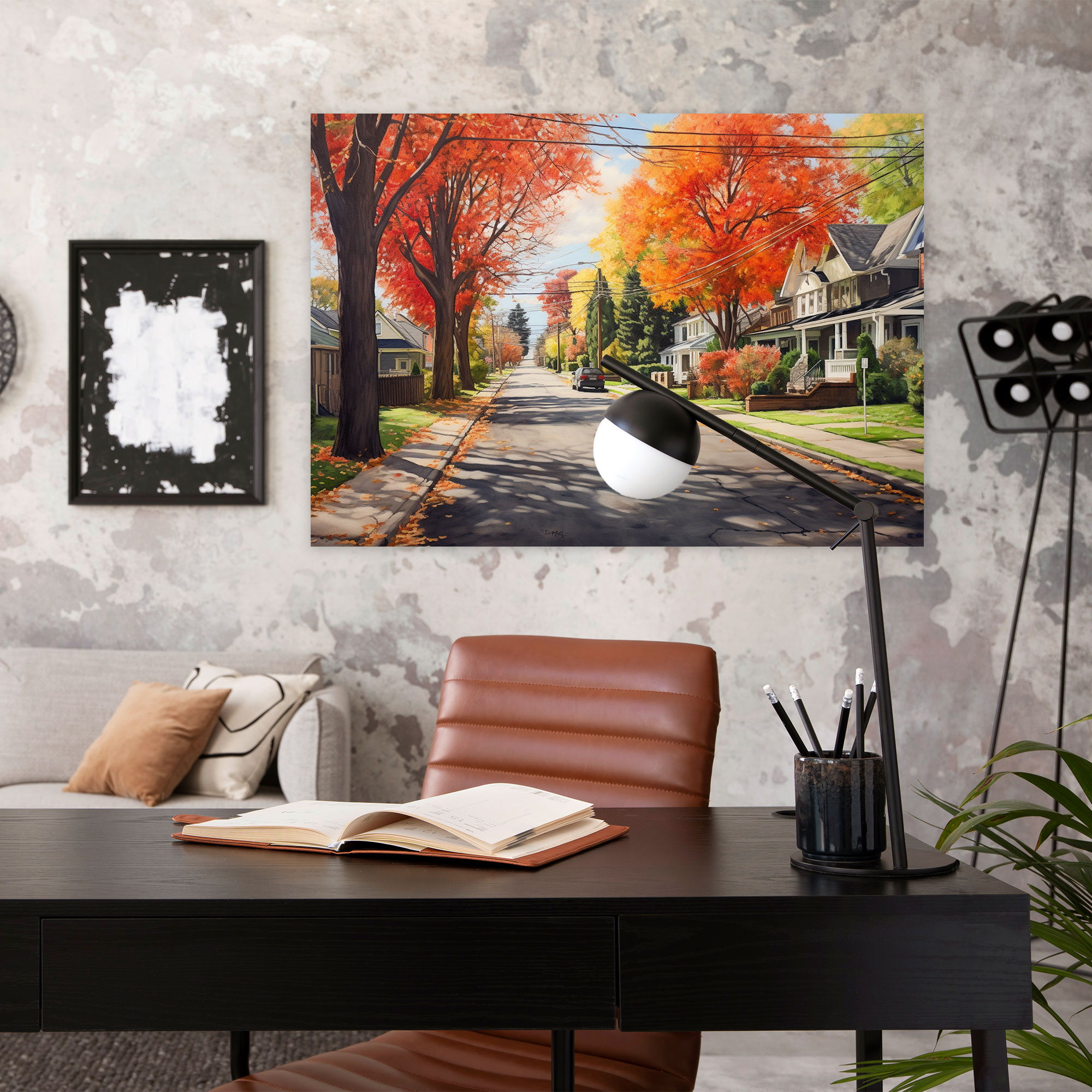Autumn Serenade Canvas Print - Harlem, Canvas Print, Canvas, Canvas Wall Art