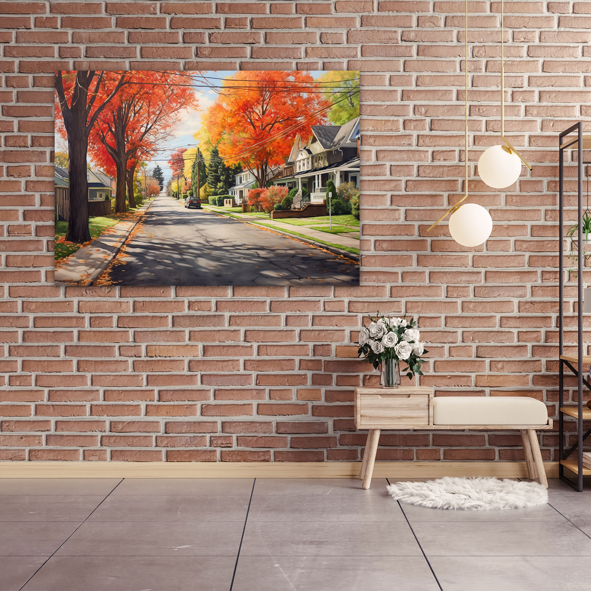 Autumn Serenade Canvas Print - Harlem, Canvas Print, Canvas, Canvas Wall Art