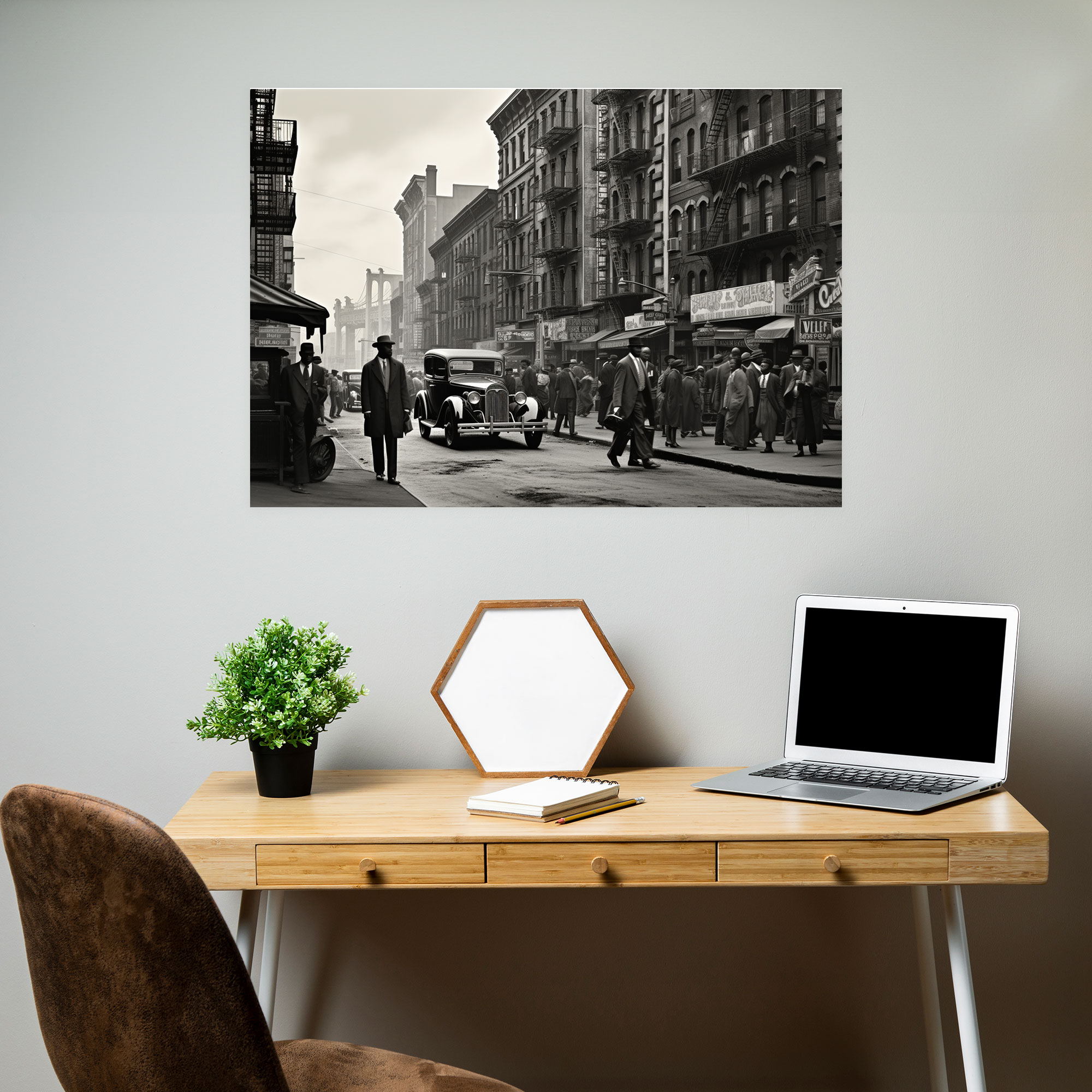 Harlem Renaissance Canvas Print - Harlem, Home Decoration, Canvas Print, Nostalgia