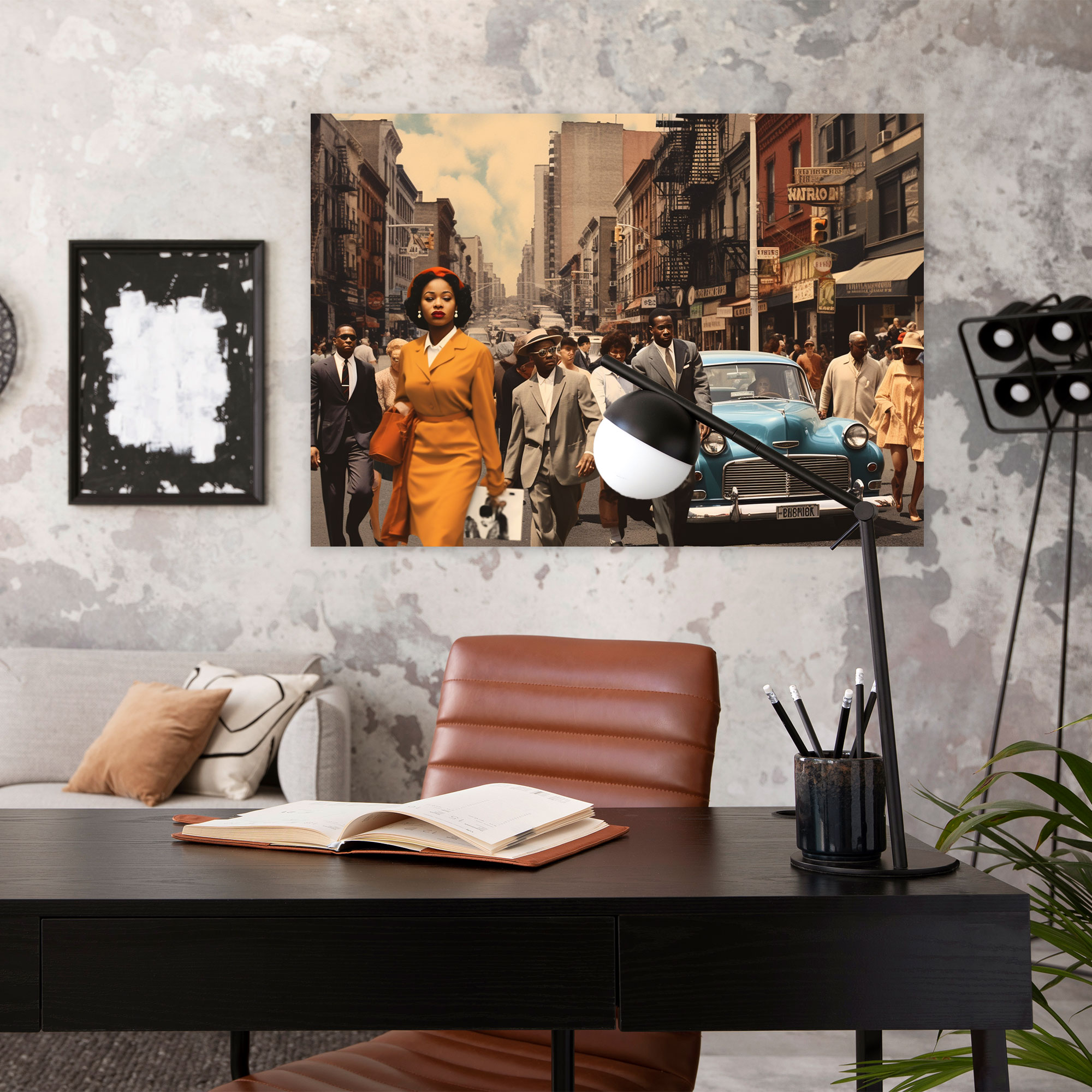 Harlem'in Simge Yapıları Kanvas Tablo - Ev Dekorasyonu Harlem