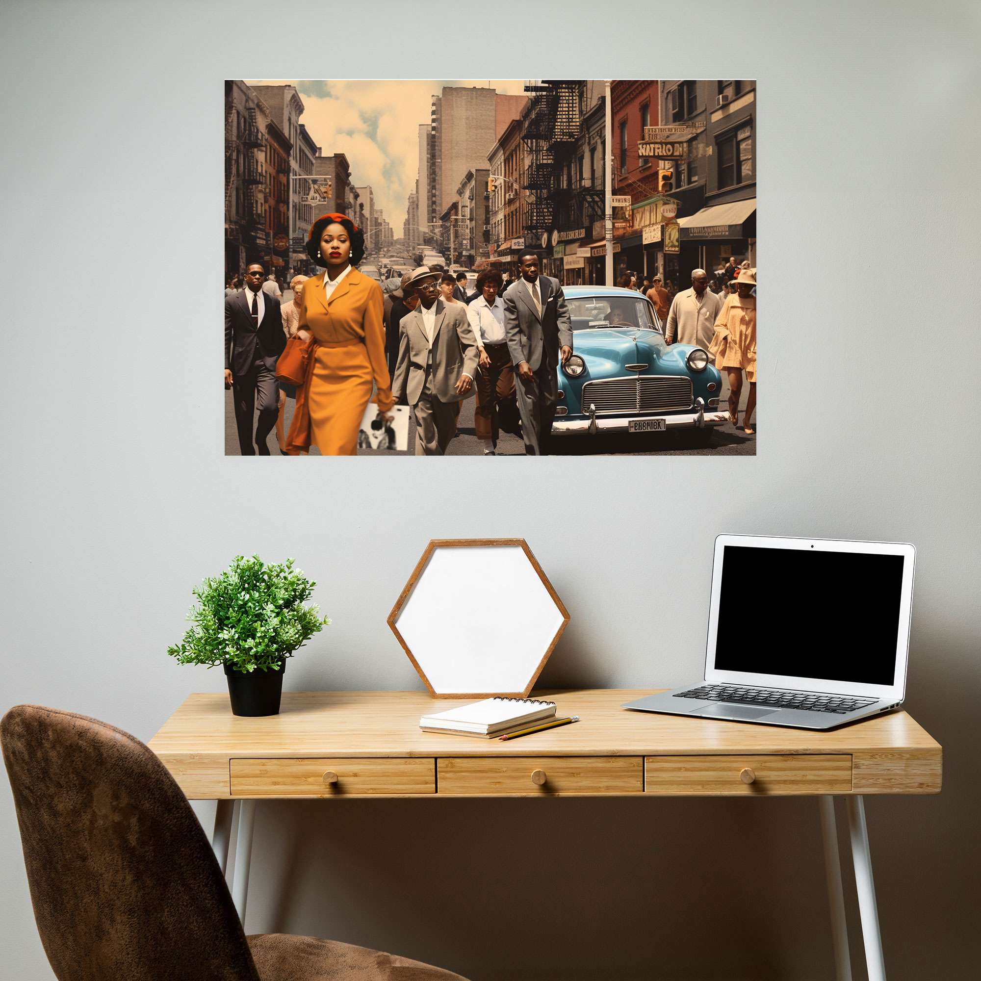 Harlem'in Simge Yapıları Kanvas Tablo - Ev Dekorasyonu Harlem