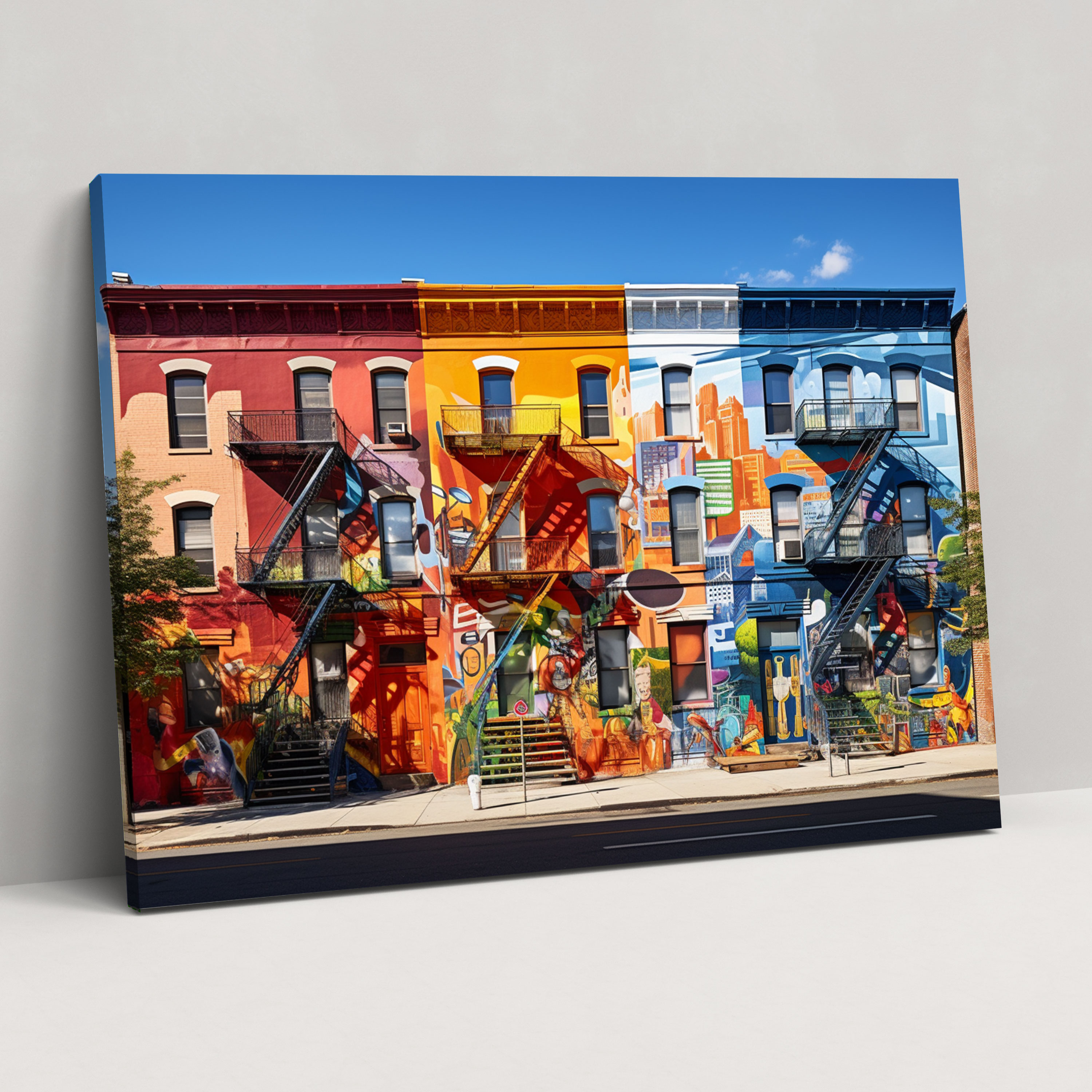 Harlem Unity Mural Canvas Print - Harlem, Wall Decoration, Unity, Harlem
