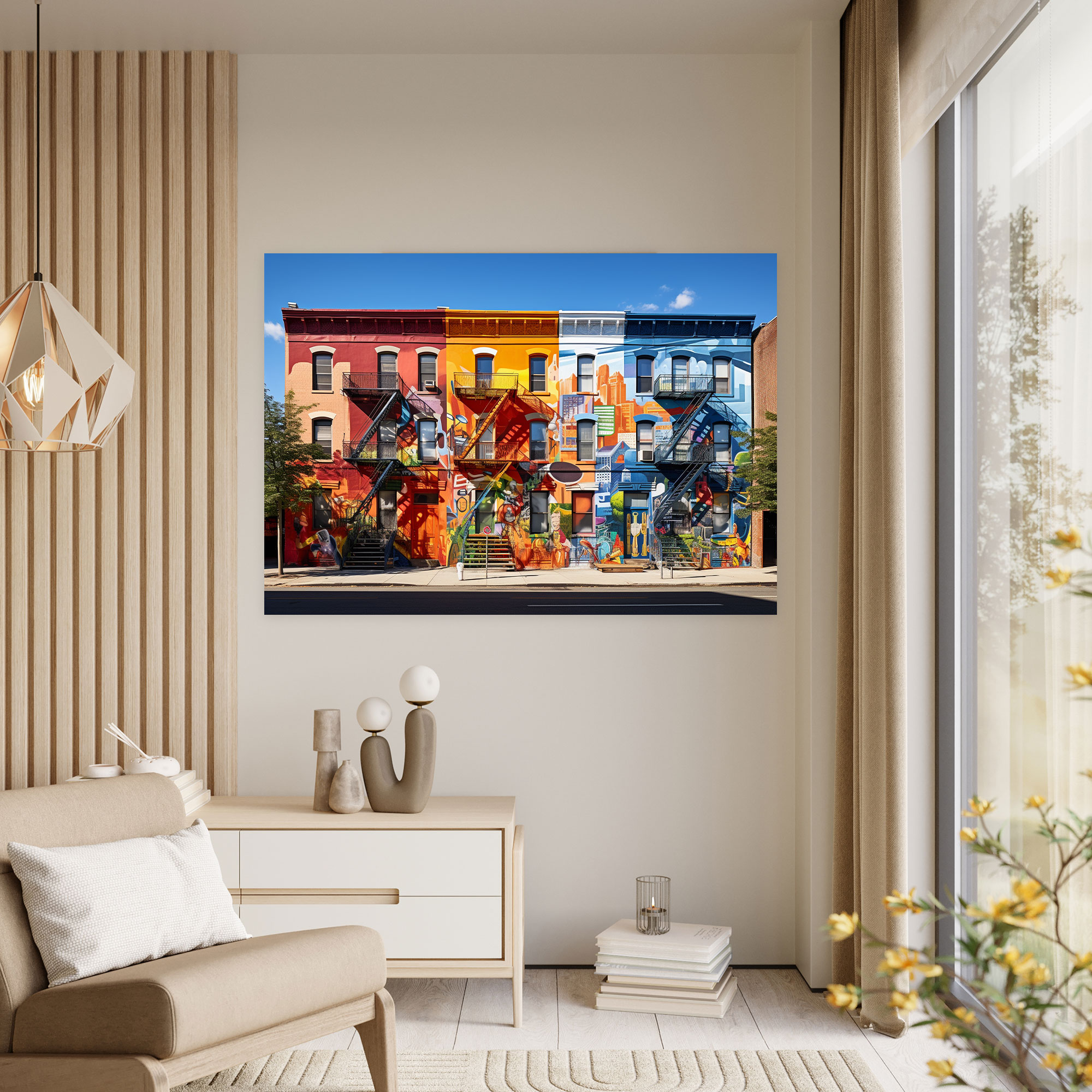 Harlem Unity Mural Canvas Print - Harlem, Wall Decoration, Unity, Harlem