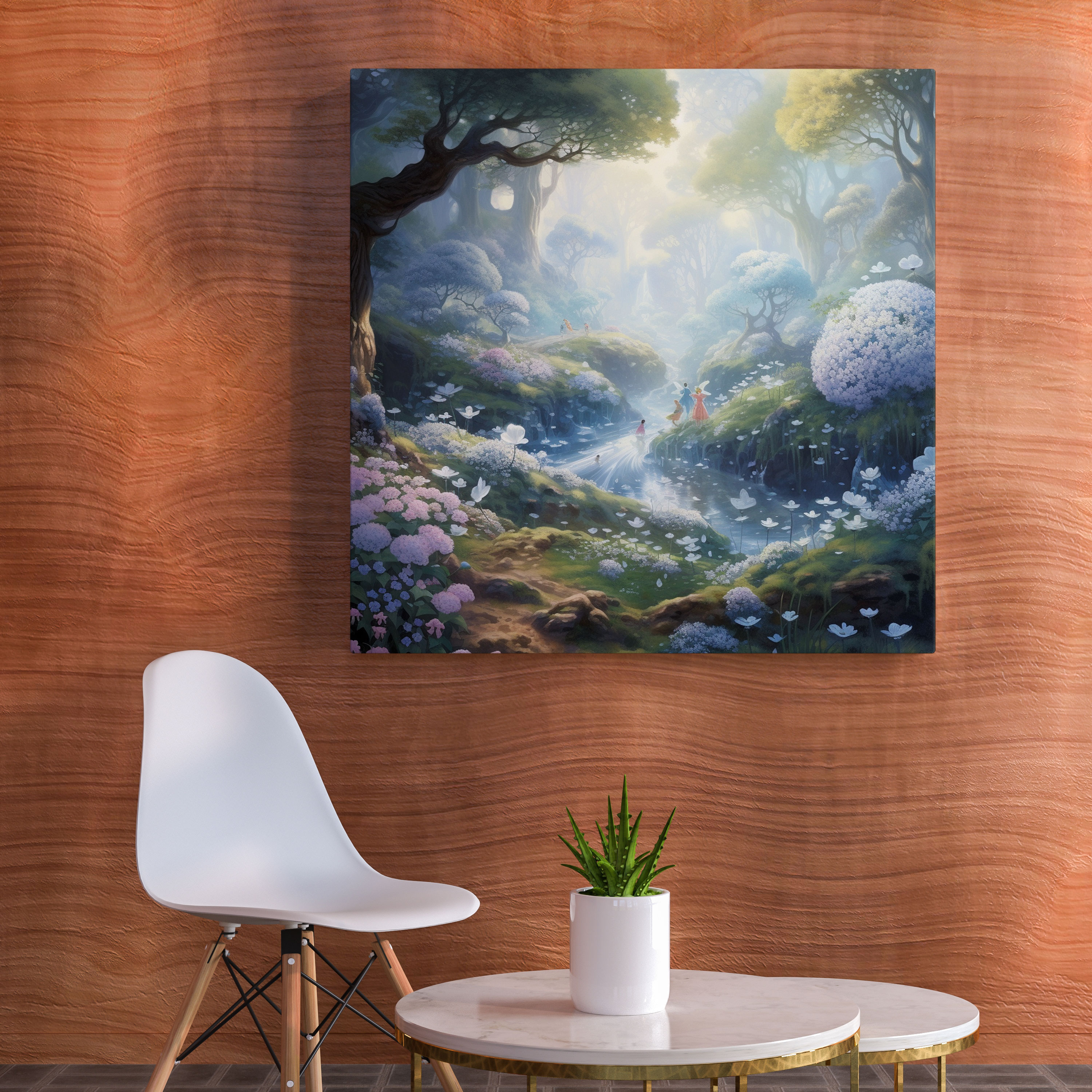 Enchanted Hydrangea Canvas Print - Hydrangea, Hydrangea, Wall Decoration, Canvas Print