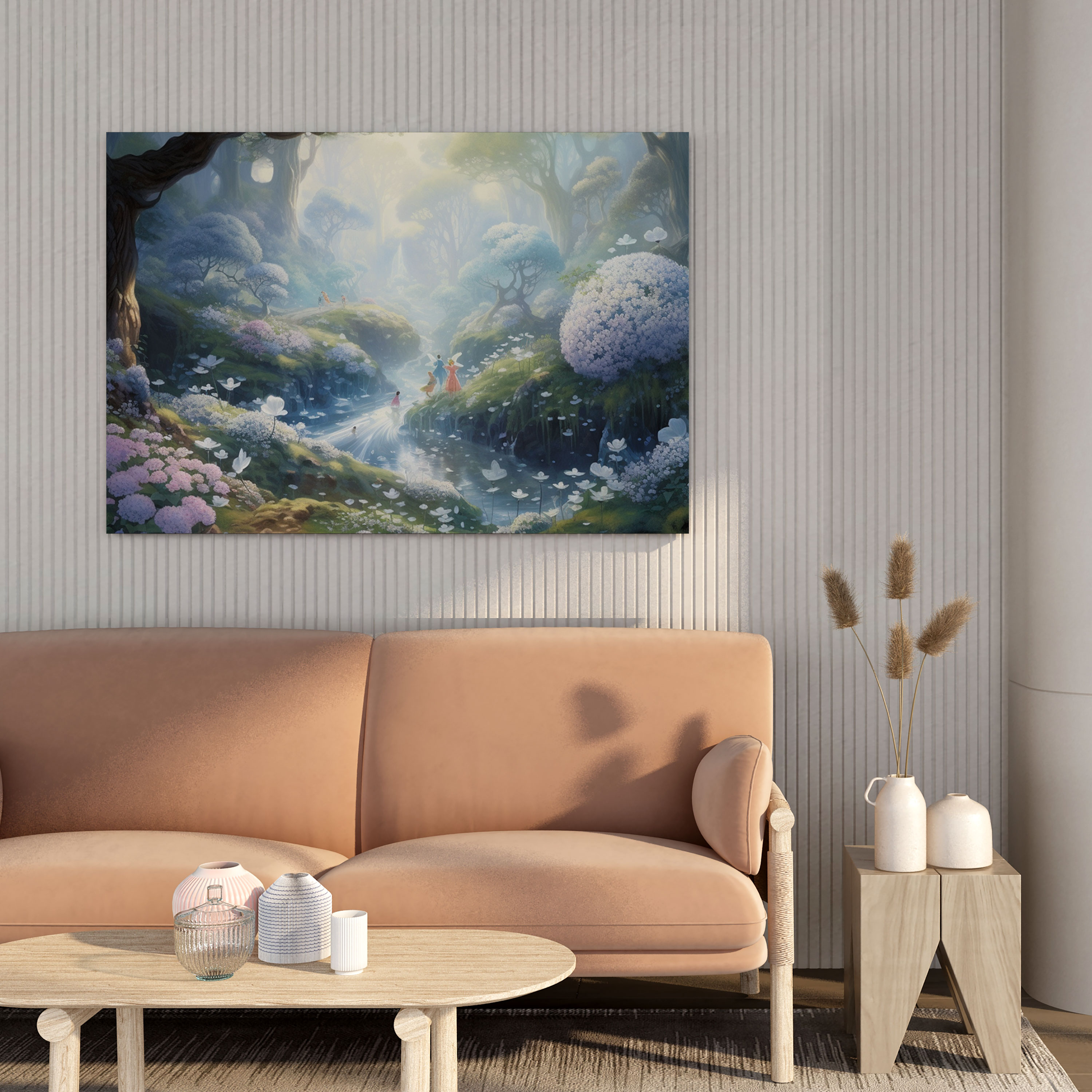Enchanted Hydrangea Canvas Print - Hydrangea, Hydrangea, Wall Decoration, Canvas Print